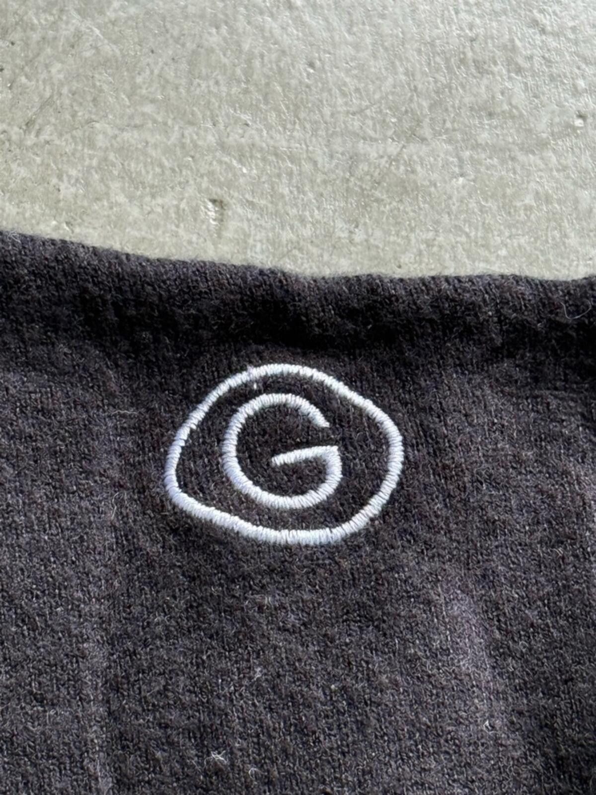 Other Green Queen / Logo Knit Golf Sweater / Black White Korea Size XL / US 12-14 / IT 48-50 - 10 Thumbnail