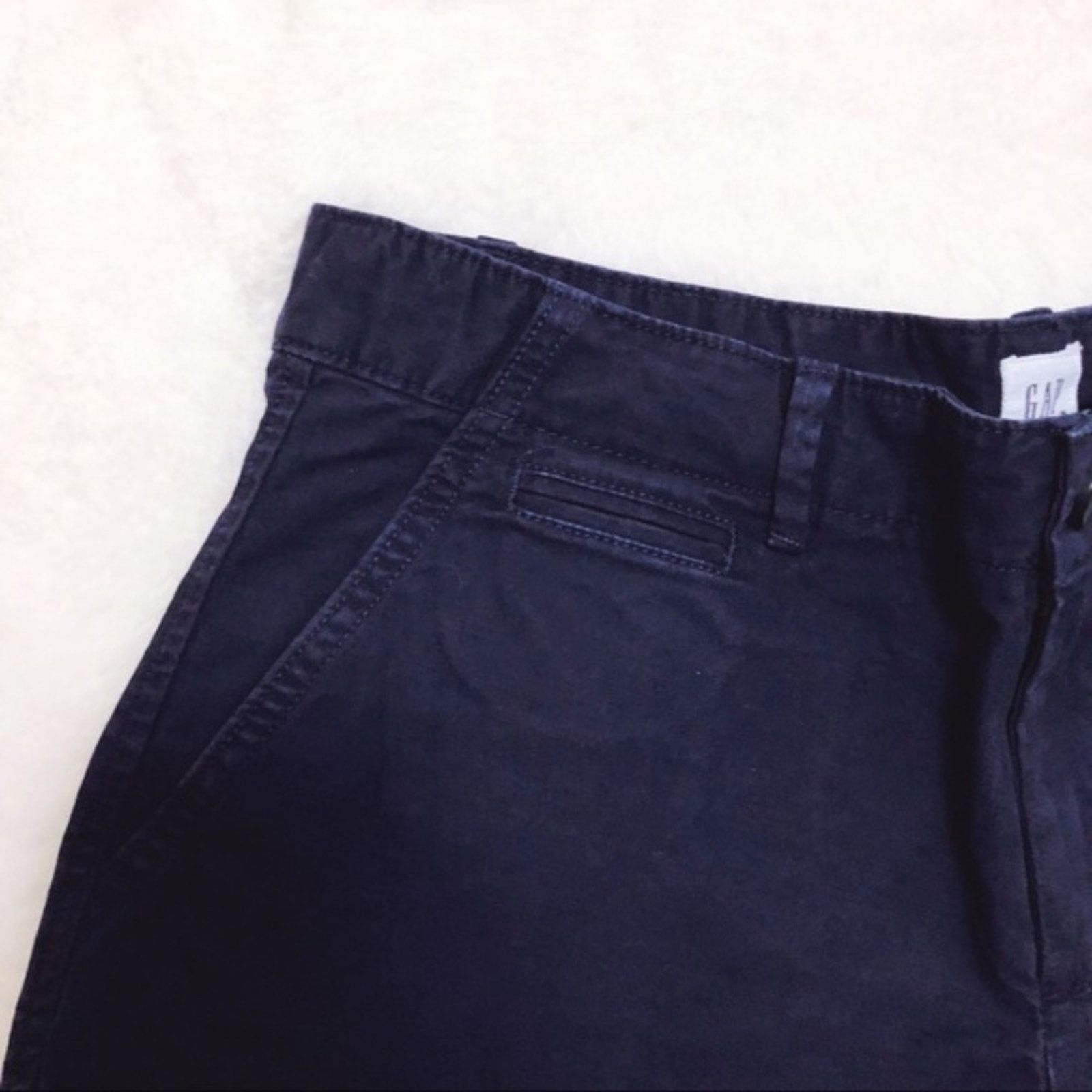 Gap GAP Navy Blue Twill Summer Short Size 27" / US 4 / IT 40 - 5 Thumbnail