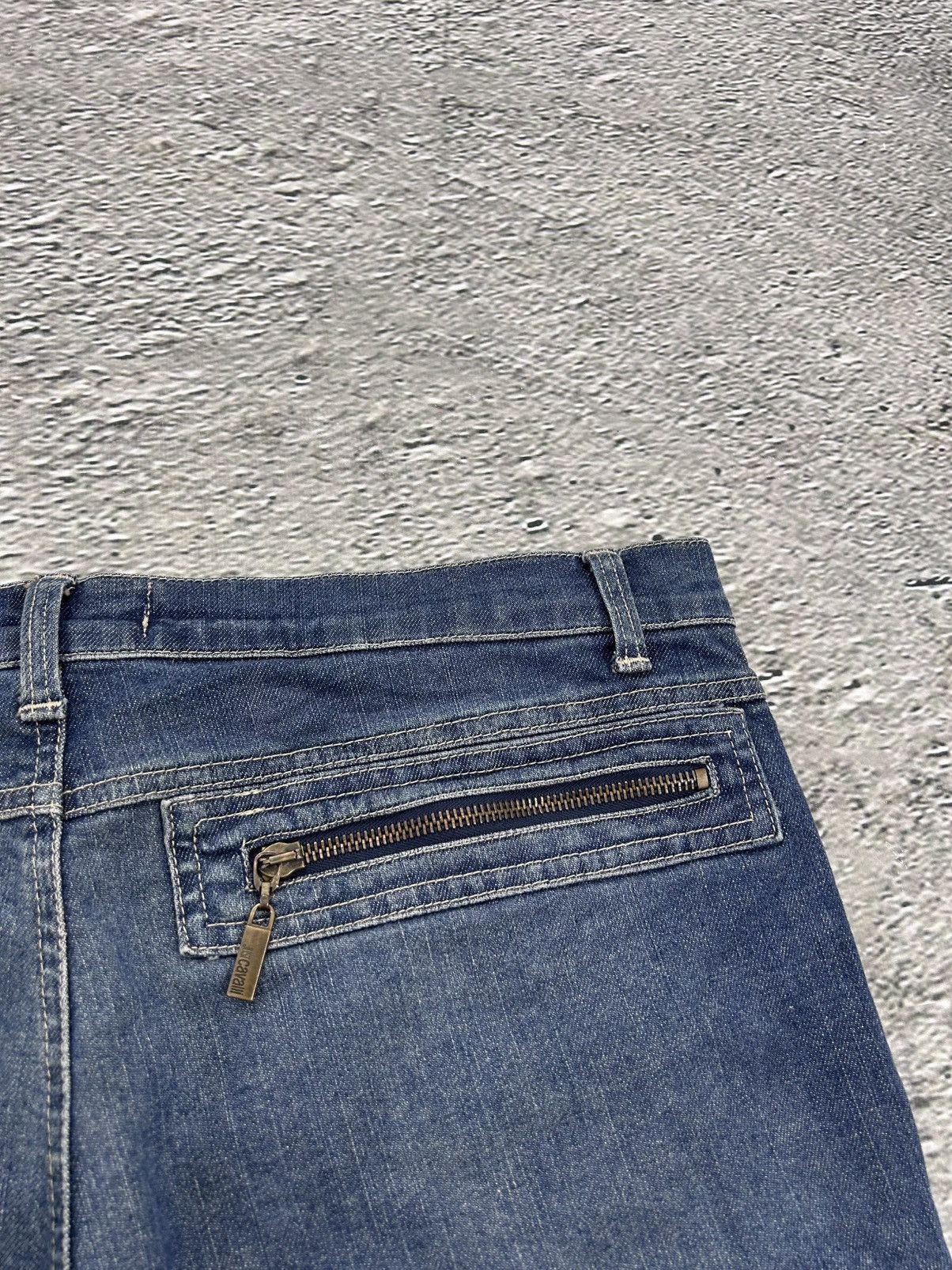 Just Cavalli × Roberto Cavalli Just Cavalli Geometrical Zipper Pockets Jeans SS2005 Pants Size US 30 / EU 46 - 9 Thumbnail