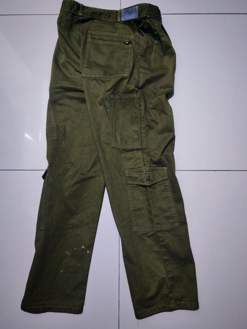Vintage Vintage 90s army cargo pants military style Size US 33 - 6 Thumbnail