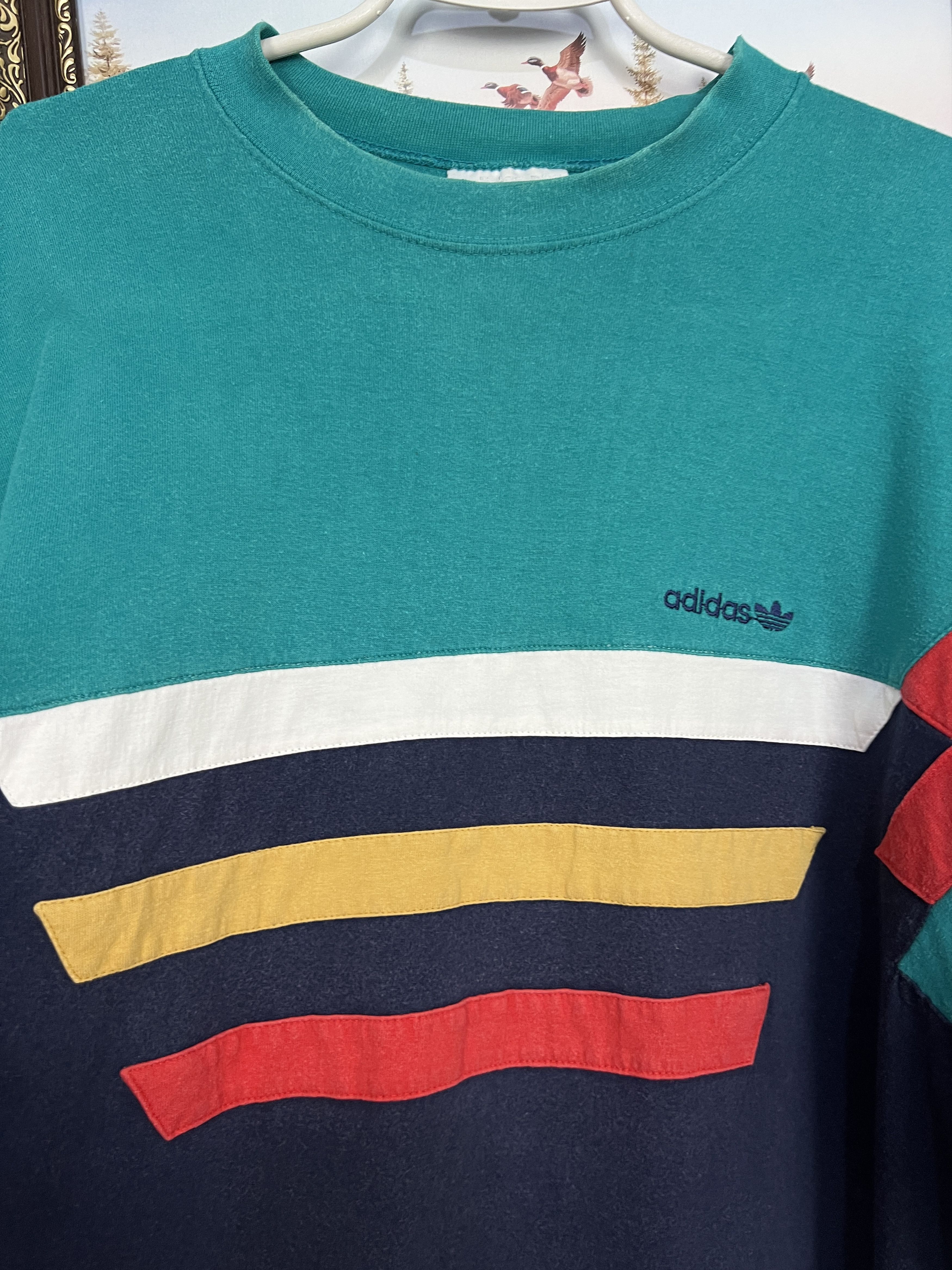 Adidas Vintage 90's Adidas Rare Shirt Tee Stripes Mens Jersey Y2K Size US XL / EU 56 / 4 - 3 Thumbnail
