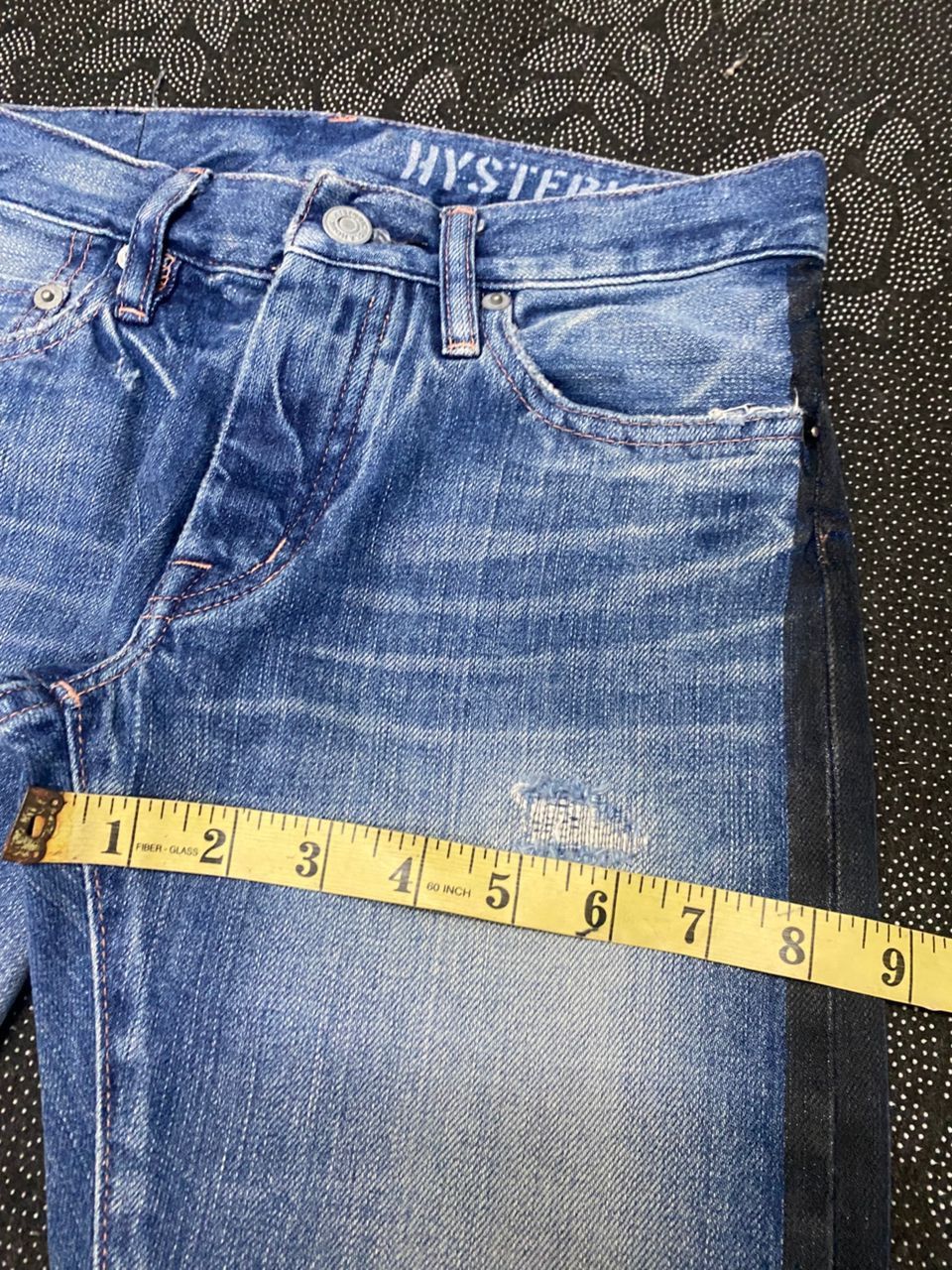 Hysteric Glamour 💥BEST OFFER💥HYSTERIC GLAMOUR SELVEGDE PUNK WOMEN DENIM Size 26" / US 2 / IT 38 - 4 Thumbnail