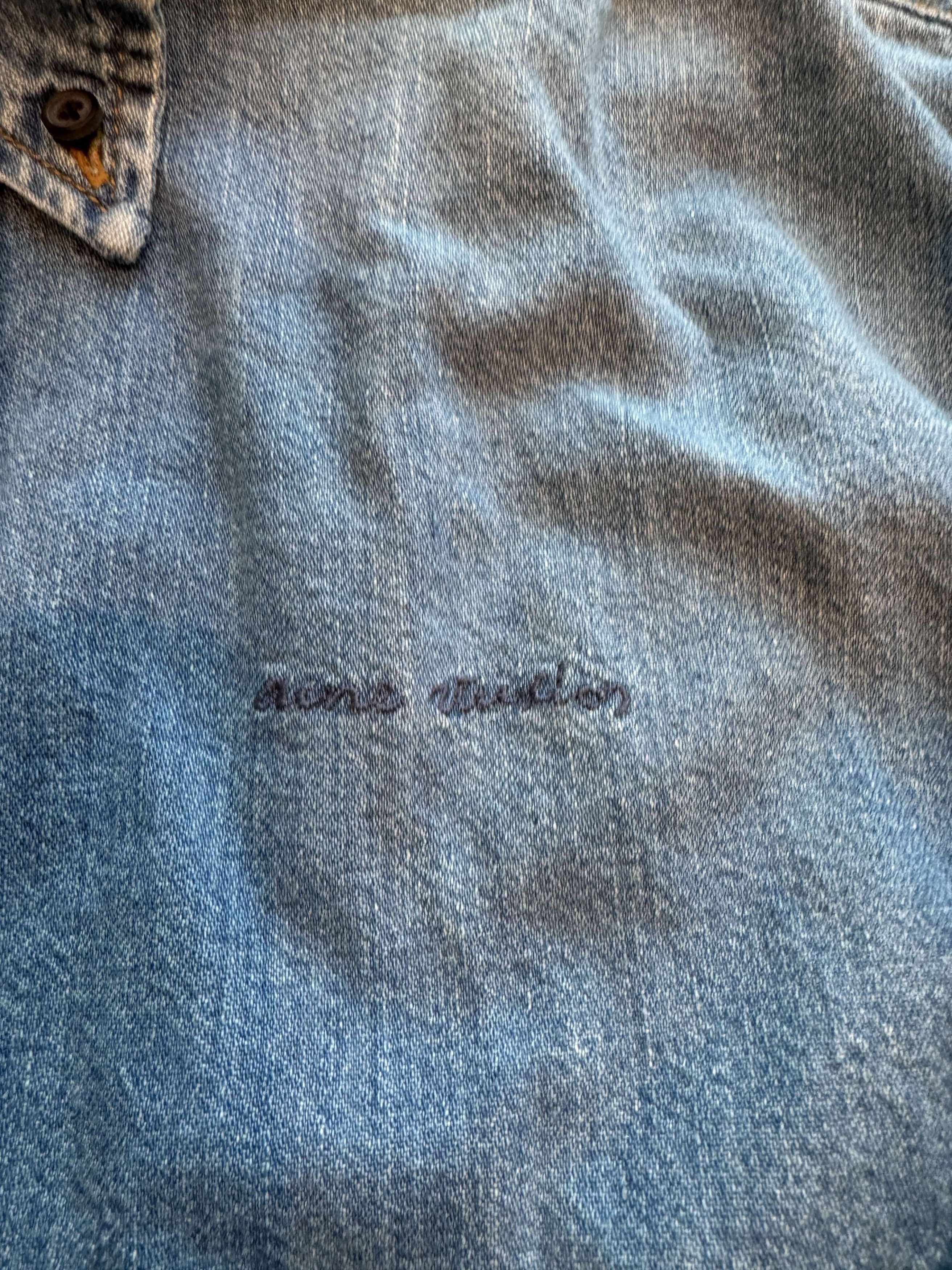Acne Studios Acne Studios SS21 Speirs Logo Denim Shirt Size US S / EU 44-46 / 1 - 3 Thumbnail