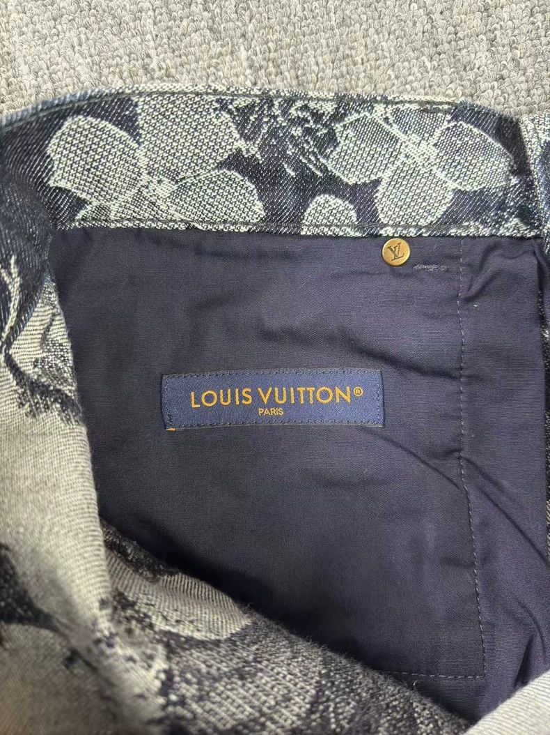 Louis Vuitton LOUIS VUITTON Fei Dong Co-branded Plant Print Shorts 2501-N Size US 31 - 5 Thumbnail