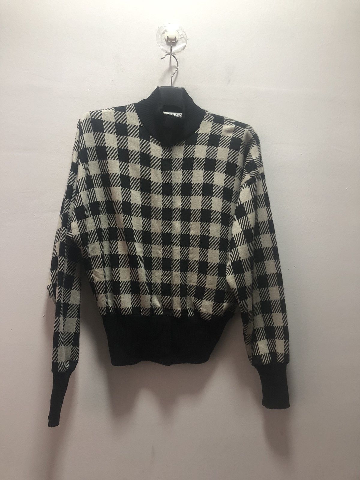 Norma Kamali NORMA KAMALI Sweater Snap Button Arcylic Knitwear Size M / US 6-8 / IT 42-44 - 1 Thumbnail