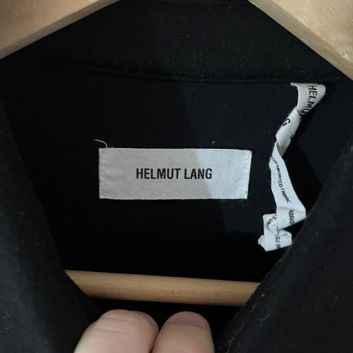 Helmut Lang Helmut Lang Black Polo Shirt Luxury Oldmoney Designer Size US S / EU 44-46 / 1 - 4 Thumbnail