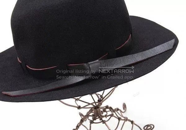 Yohji Yamamoto Yohji Yamamoto Noir Wool Hat. Size ONE SIZE - 3 Thumbnail