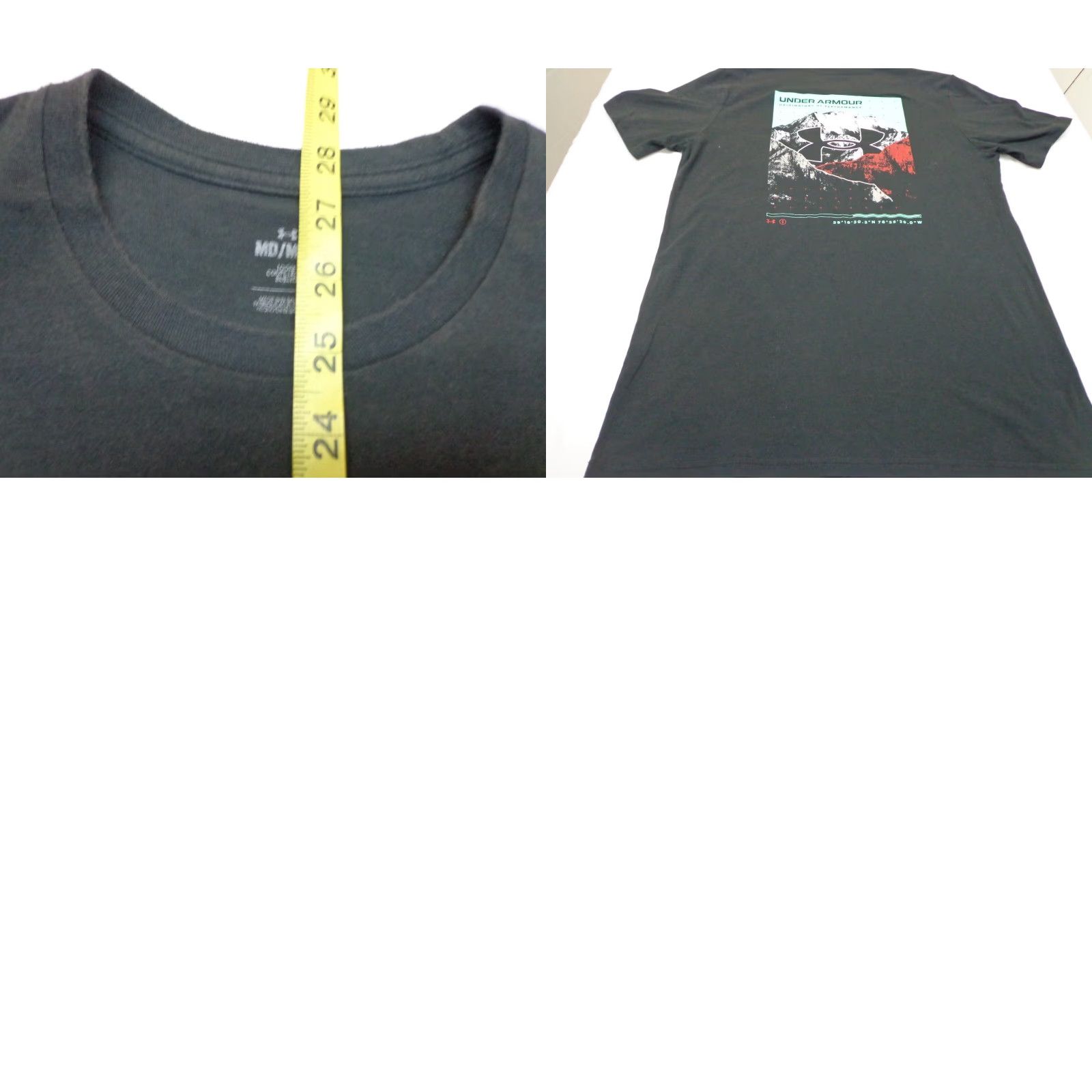 Under Armour Under Armour Originators Of Performance Black T-Shirt Large Loose Mens L Activewear - 2000s? Size US L / EU 52-54 / 3 - 8 Thumbnail