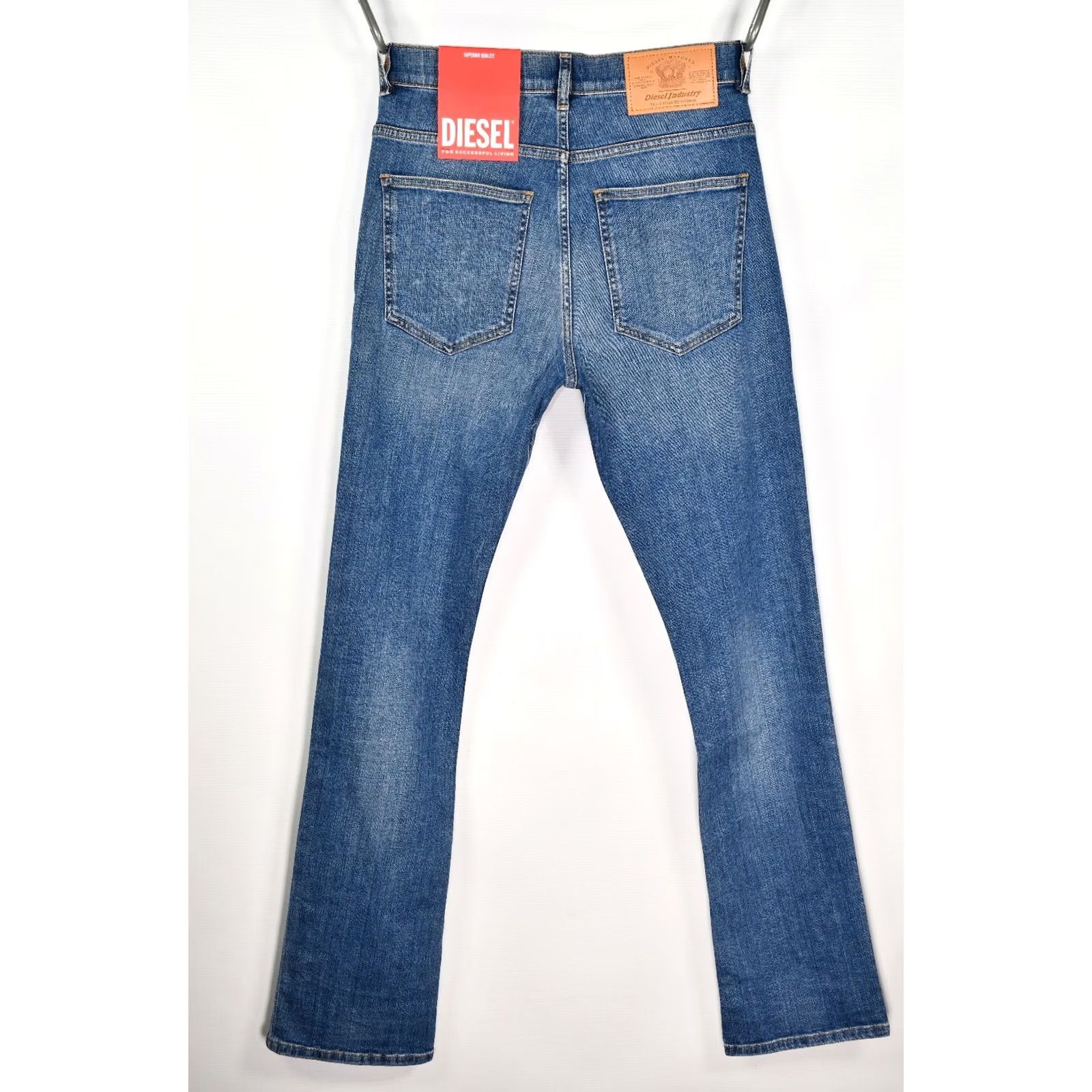 Diesel DIESEL Jeans Bootcut Slim Fit 2021-09D47 W30 L30 Blue Mens Jeans 100% Cotton Stretch Regular Size 30 Inseam 32.68in Size US 30 / EU 46 - 3 Thumbnail