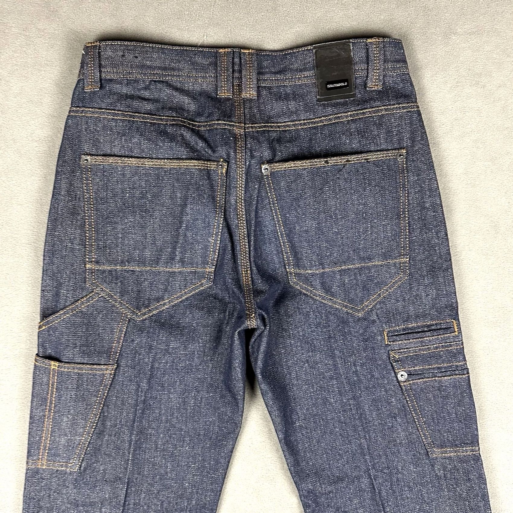 Southpole Vintage Southpole Jeans Mens 32 Dark Blue Denim Loose Straight Pockets EUC Size US 32 / EU 48 - 4 Thumbnail