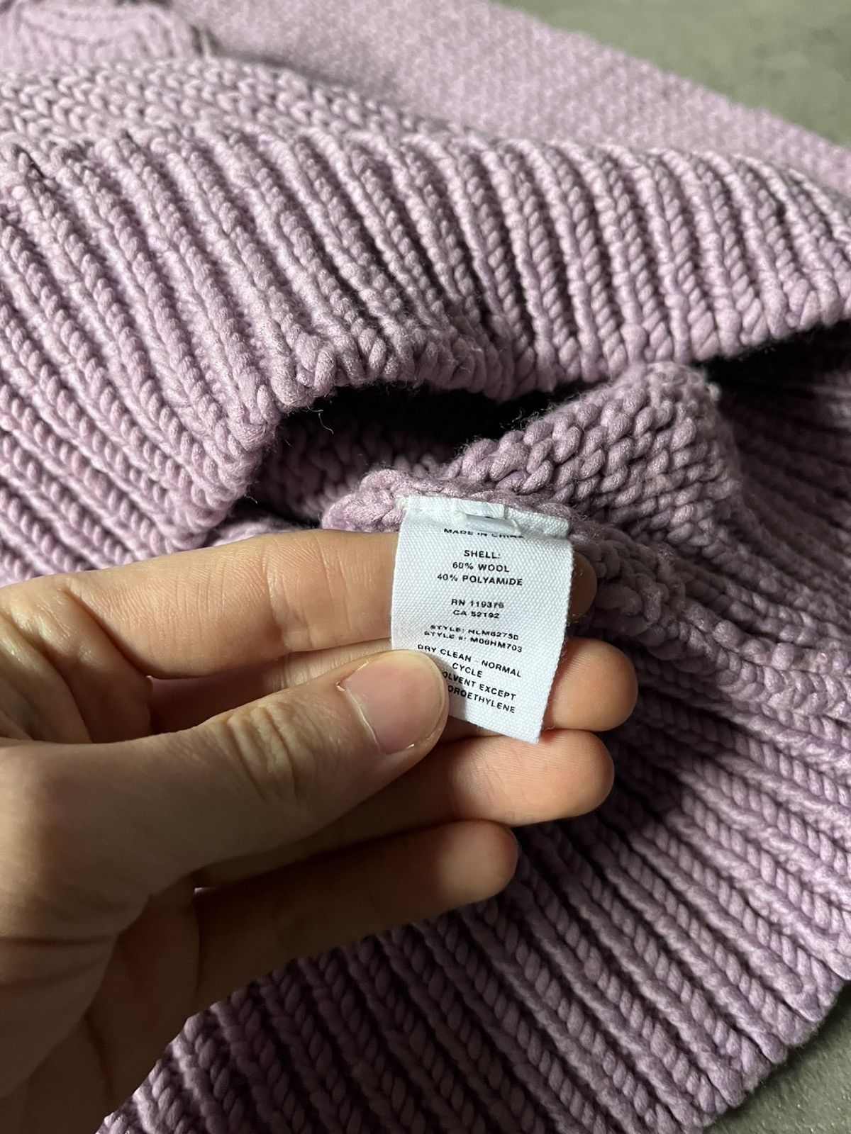 Helmut Lang Helmut Lang seamed knitted sweater pink purple rare Size US S / EU 44-46 / 1 - 11 Thumbnail