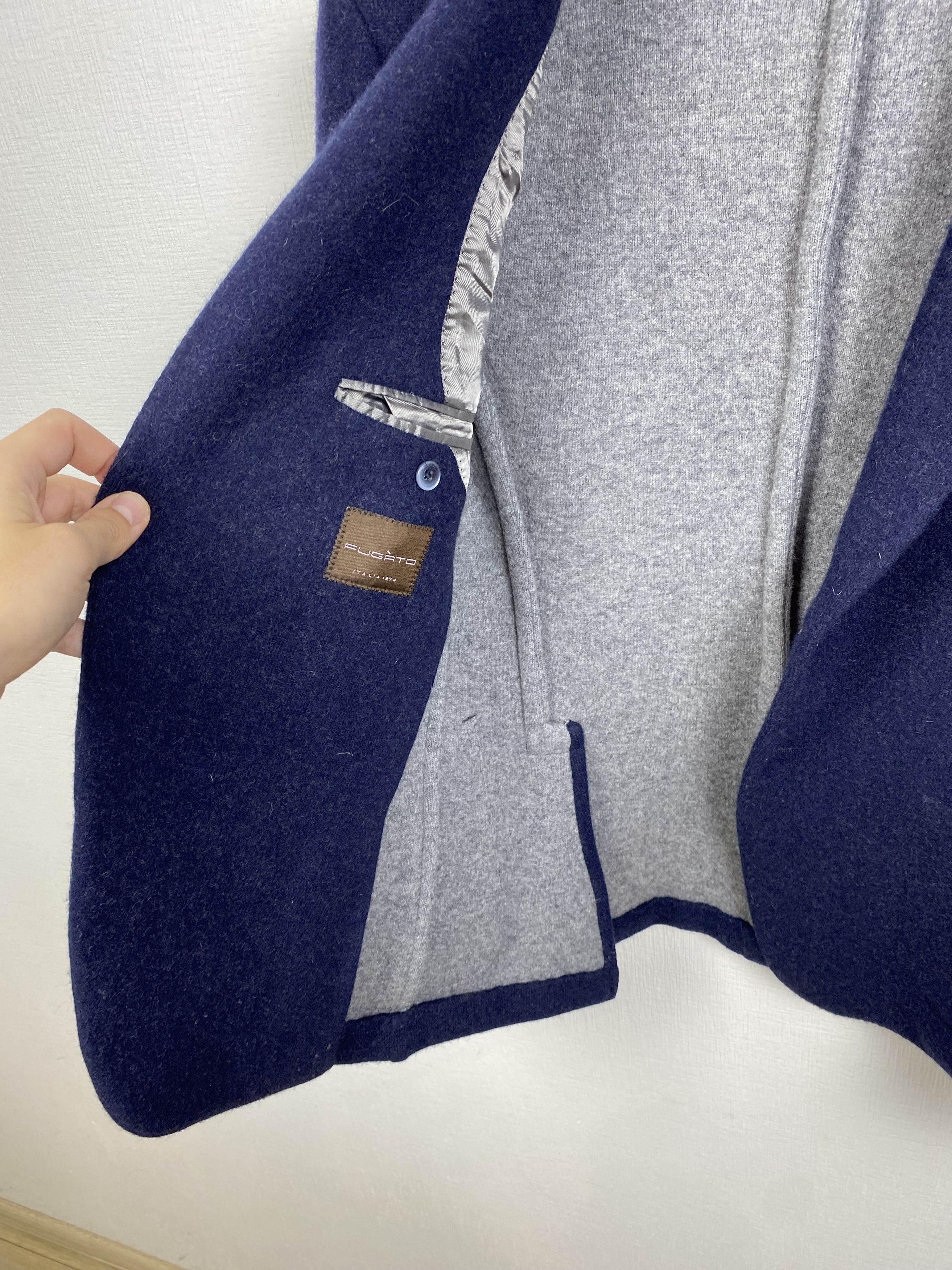 Other Fugato Italia 1974 Wool-Angora Soft Blazer size IT48 Size 38R - 9 Thumbnail