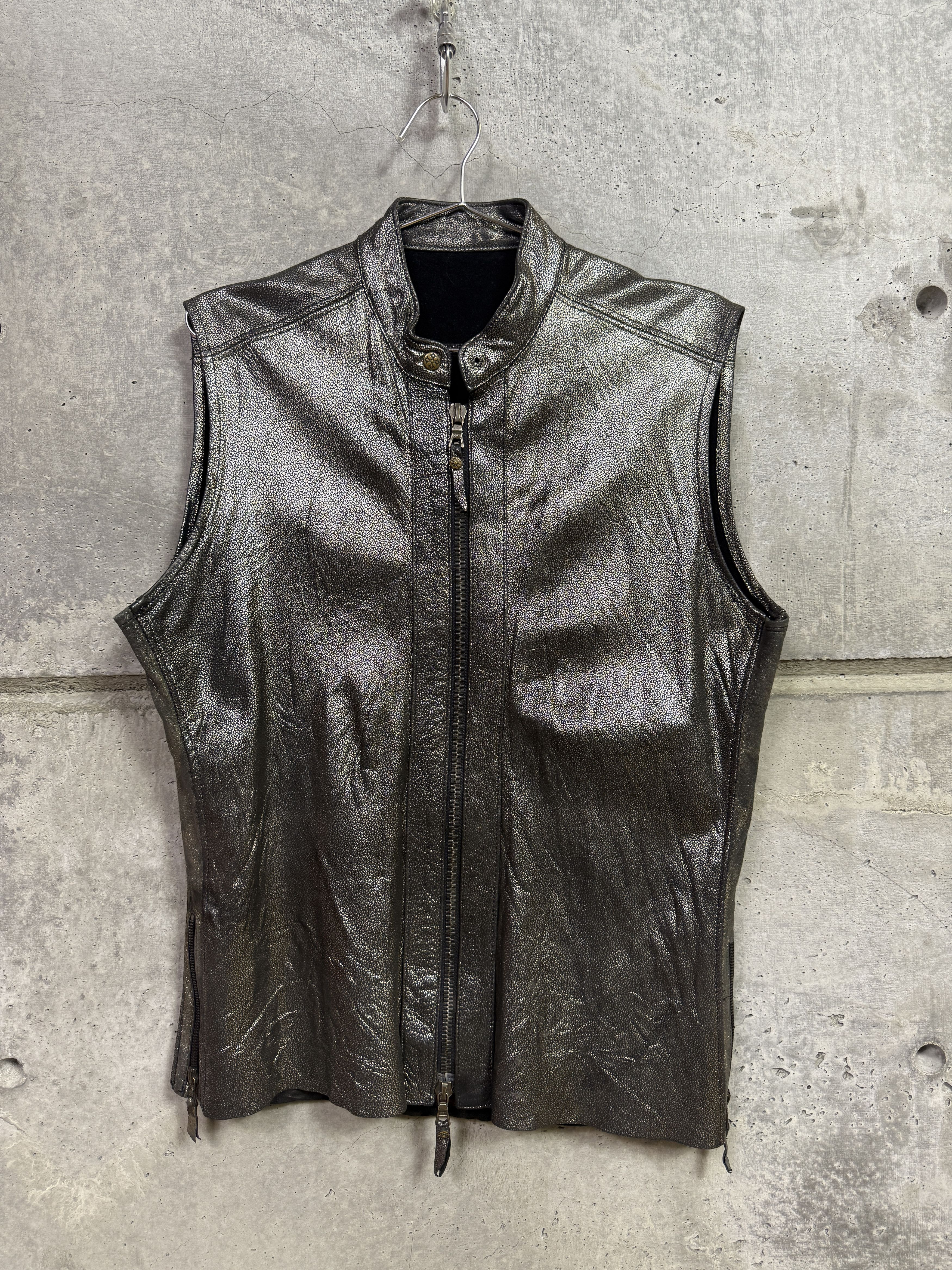 Leather Logan Riese Leather Motorcycle Vest Size US L / EU 52-54 / 3 - 1 Thumbnail