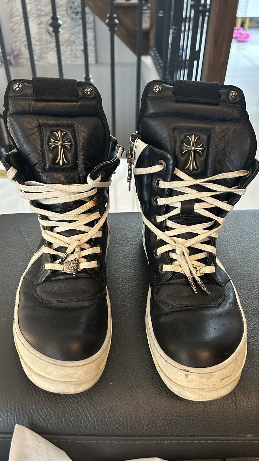 Chrome Hearts × Rick Owens × Rick Owens Drkshdw Chrome