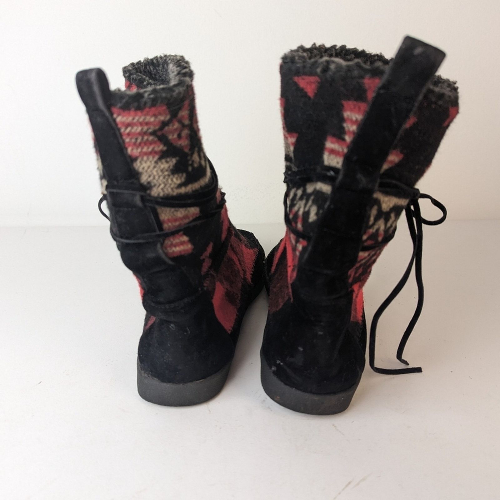 Steve Madden Madden Girl Jackmen Plaid Boots - 7.5 Size US 7.5 / IT 37.5 - 3 Thumbnail