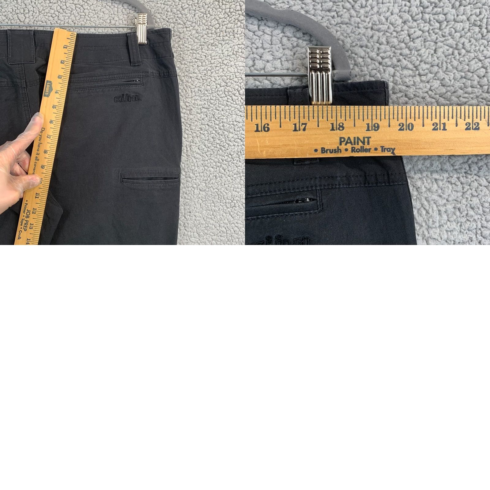 Carbon Kuhl Resistor Chino Mens 38x34 Carbon Gray Stretch Water Resistant Hiking Pants Shirt? Size US 38 / EU 54 - 8 Thumbnail