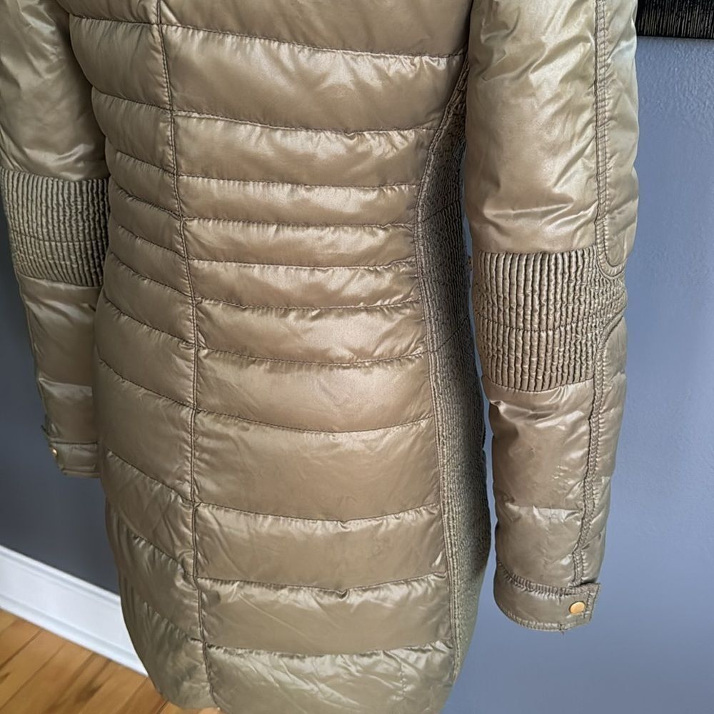 Duvetica Duvetica olive puffer 2-way zipper front detachable fur col Size S / US 4 / IT 40 - 7 Thumbnail
