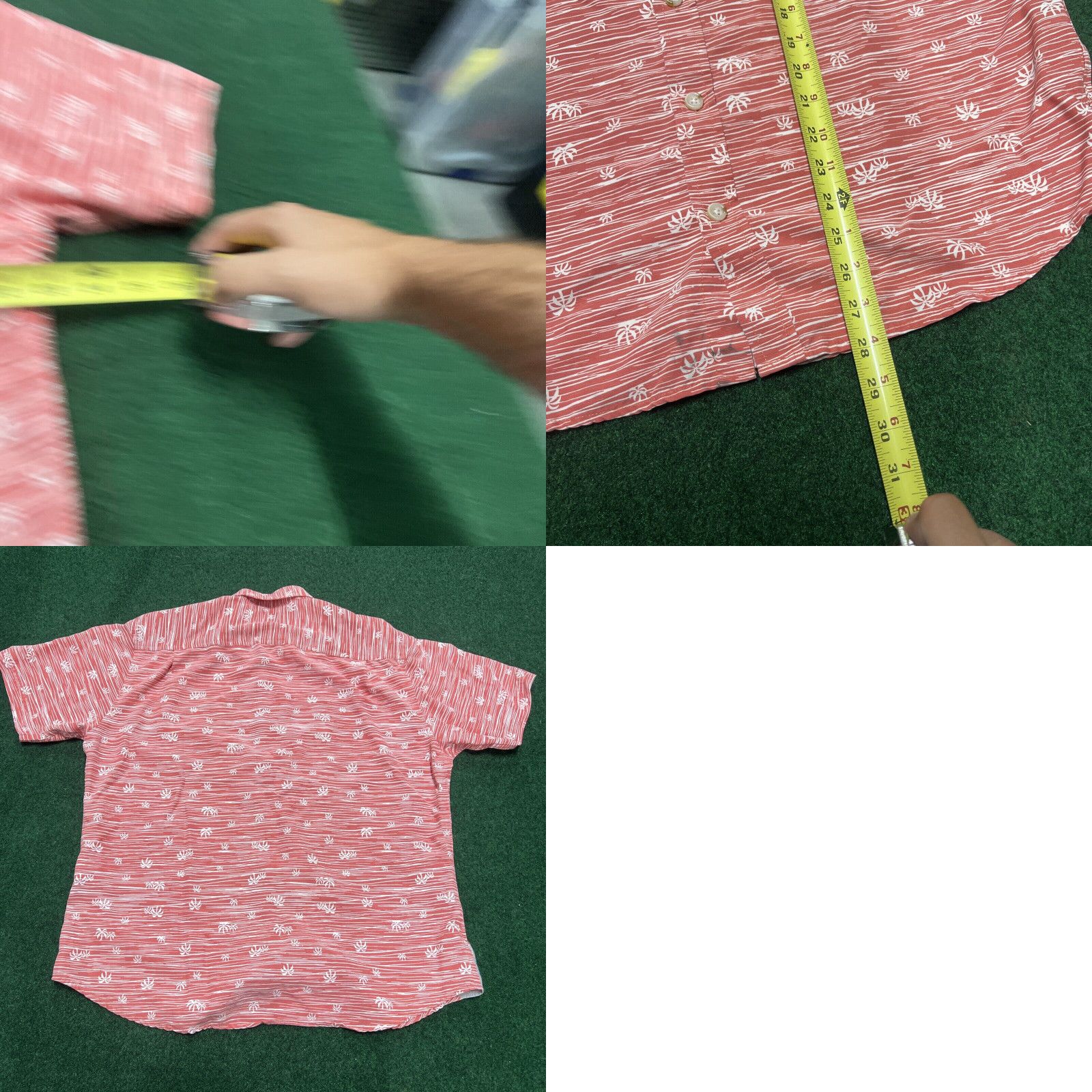 Lapointe Seapointe Shirt Mens Large Red Floral Hawaiian Tropical Short Sleeve Button Up Size US L / EU 52-54 / 3 - 8 Thumbnail