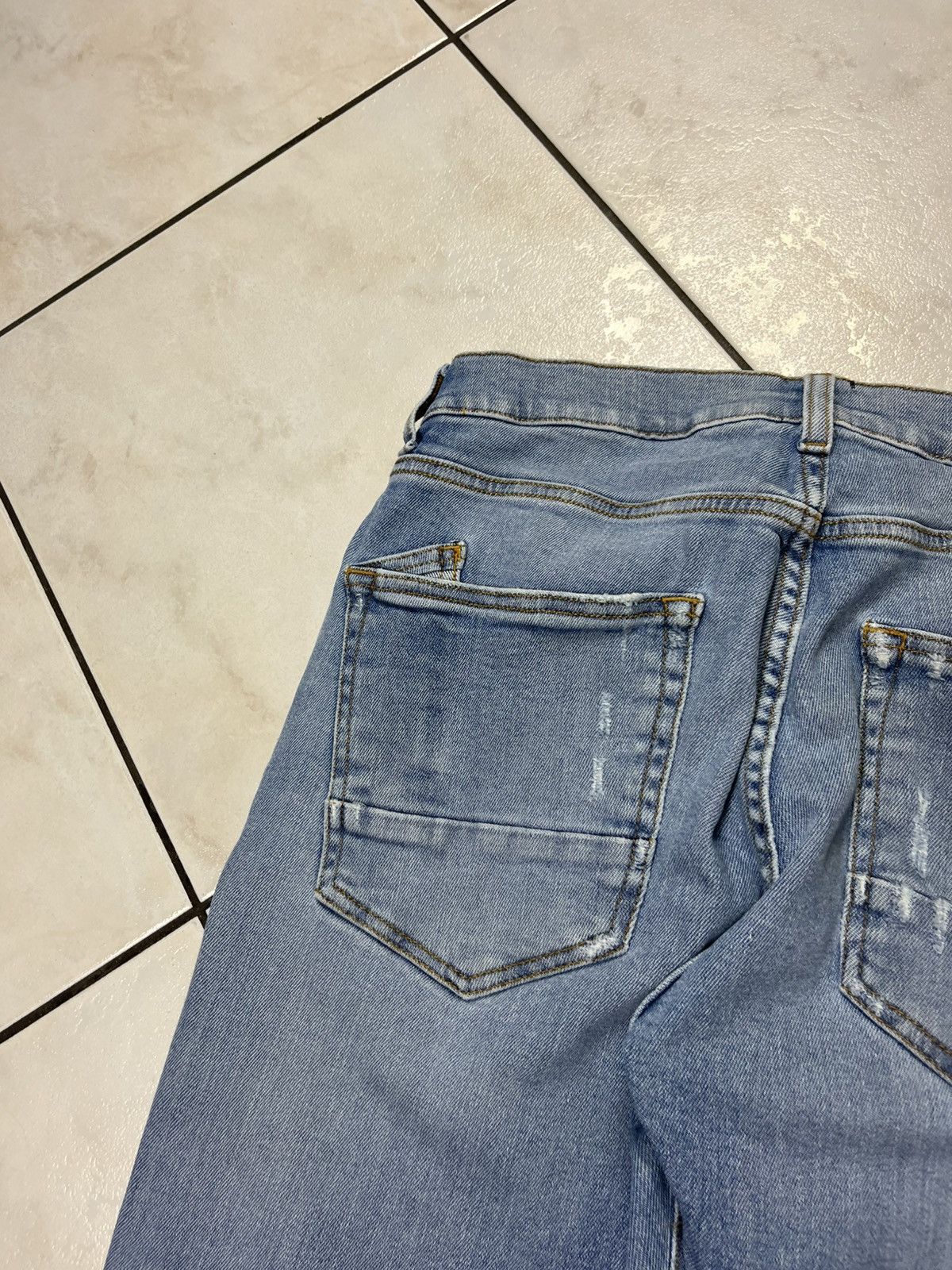 Designer × Prps PRPS windsor crop skinny fit distressed denim jeans pants Size US 32 / EU 48 - 16 Thumbnail