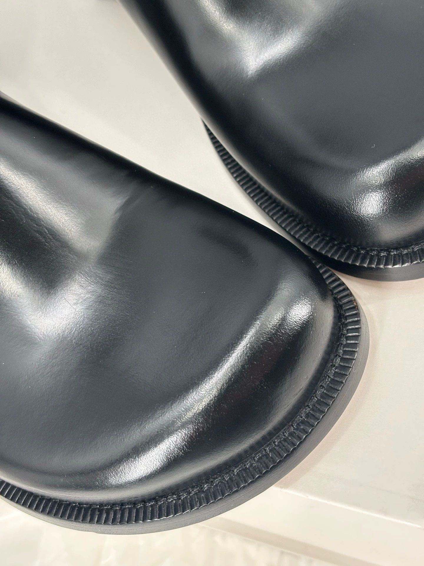 Loewe black leather chelsea boots for men Size US 7 / EU 40 - 2 Thumbnail
