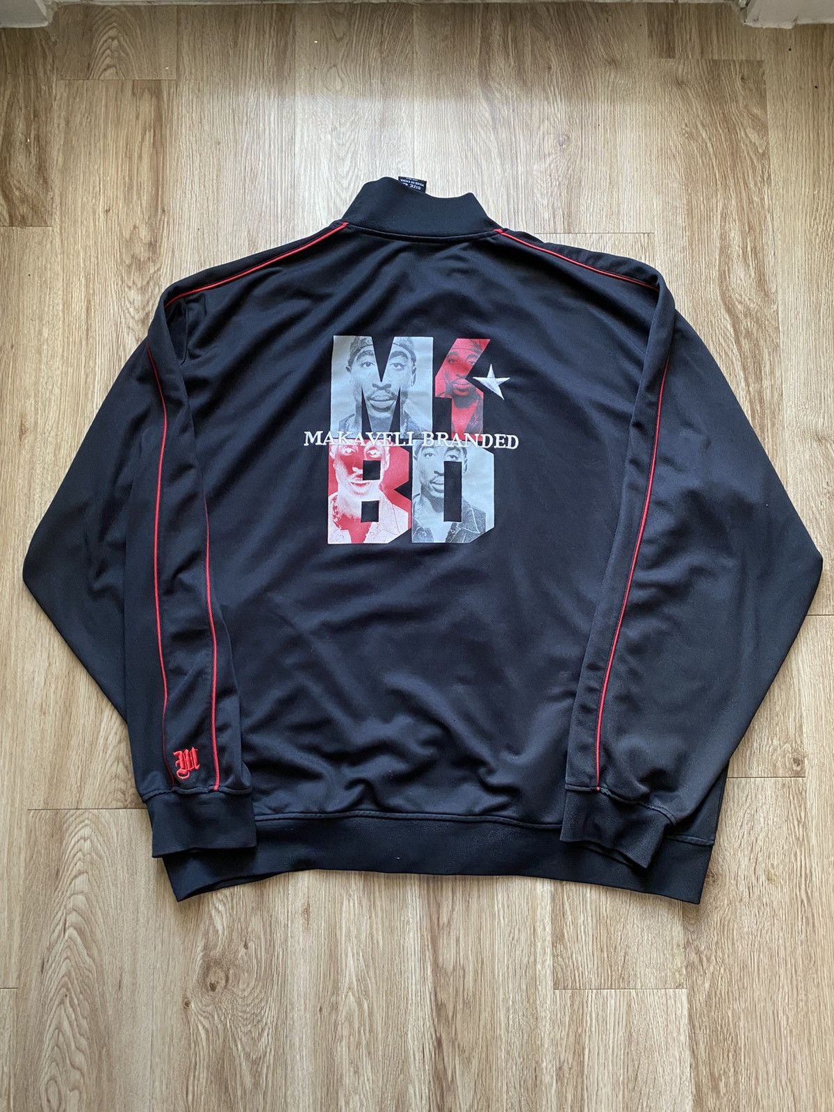 Makaveli Makaveli 2Pac Zip Up Track Jacket Size US XXL / EU 58 / 5 - 1 Thumbnail