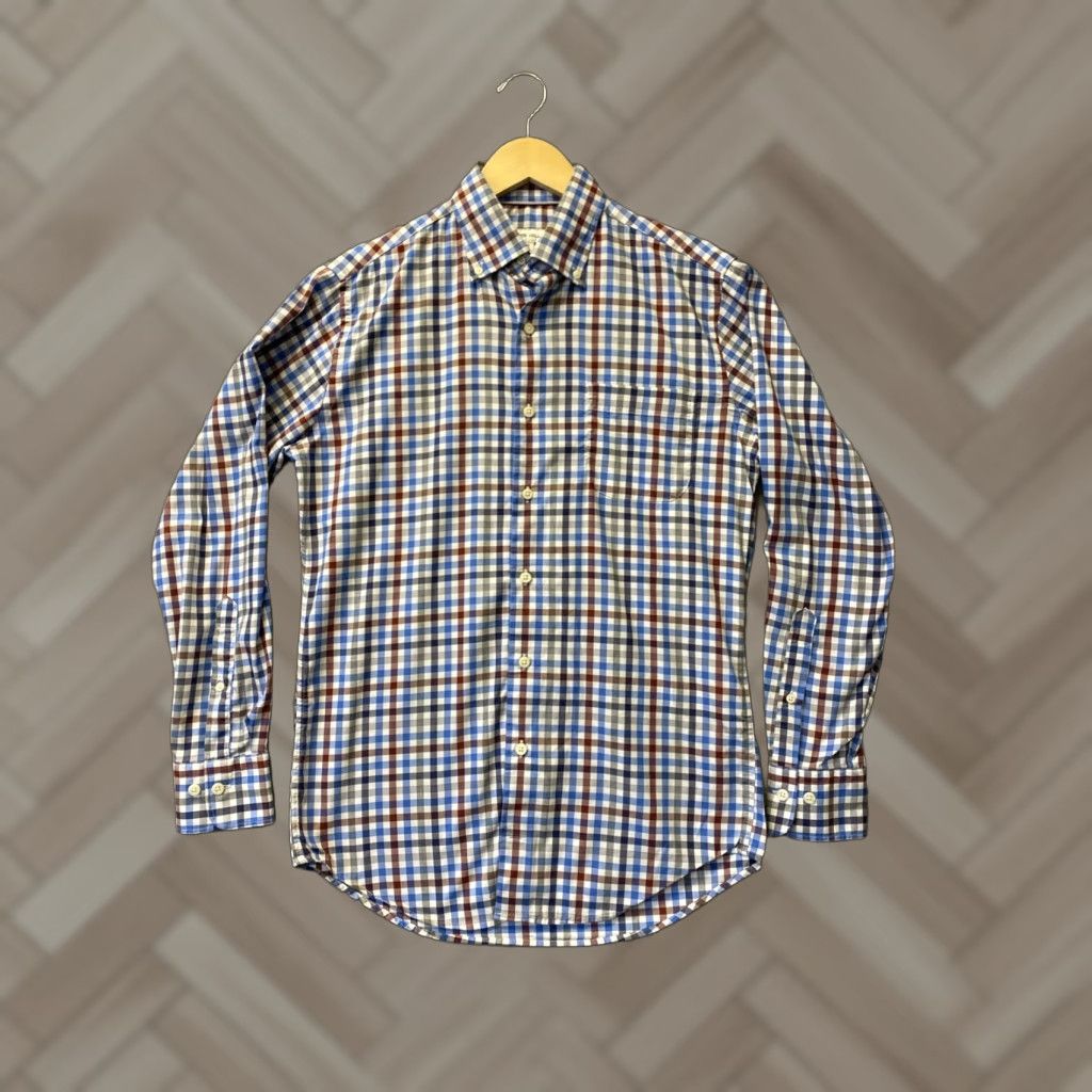 Peter Millar Peter Millar Comfort Plaid Button-Down Shirt Men’s Small Long Sleeve Stretch Multicolor Size US S / EU 44-46 / 1 - 1 Thumbnail