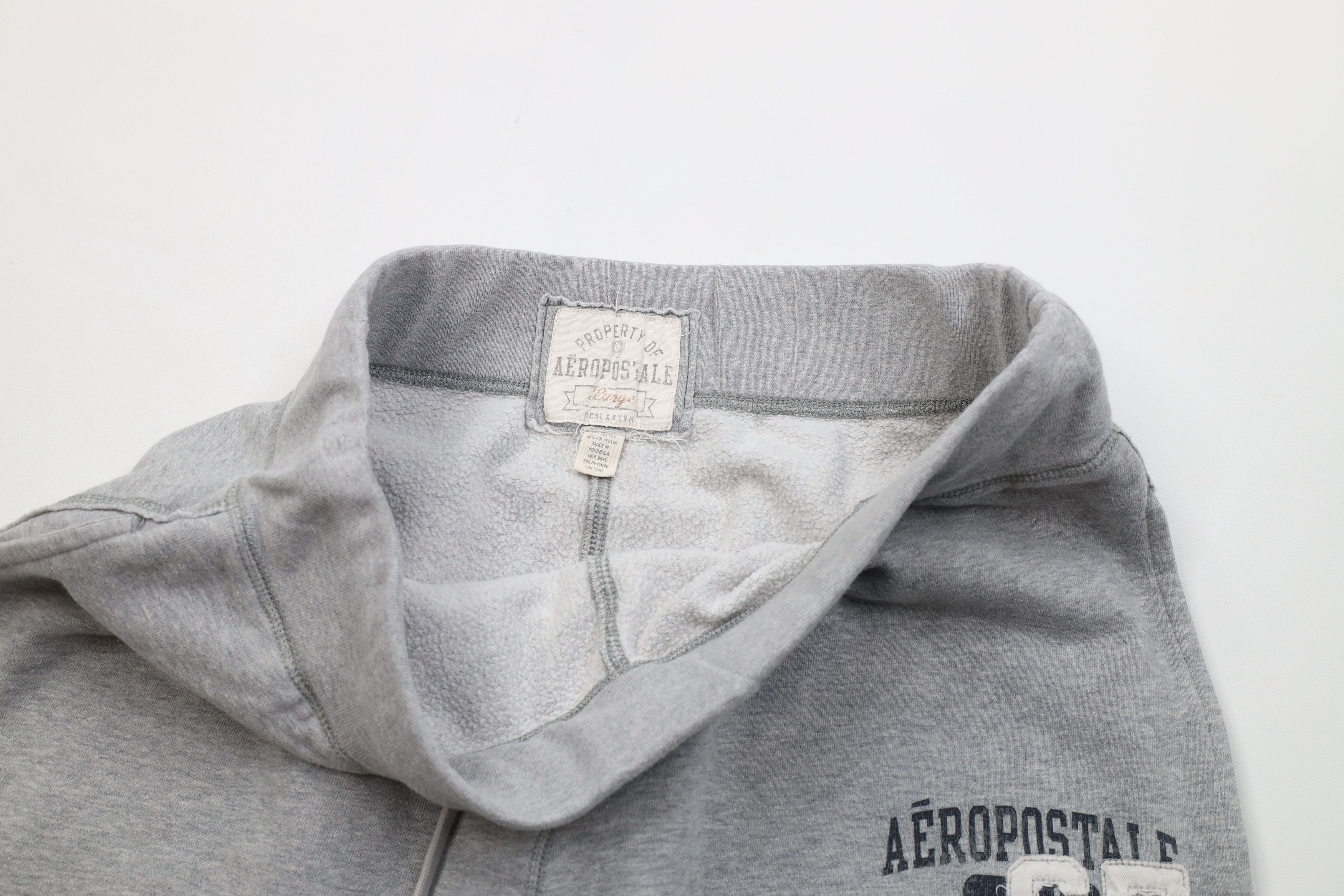 Aeropostale Vintage 90s Y2K Aeropostale Wide Leg Sweatpants Pants Gray Size US 36 / EU 52 - 9 Thumbnail