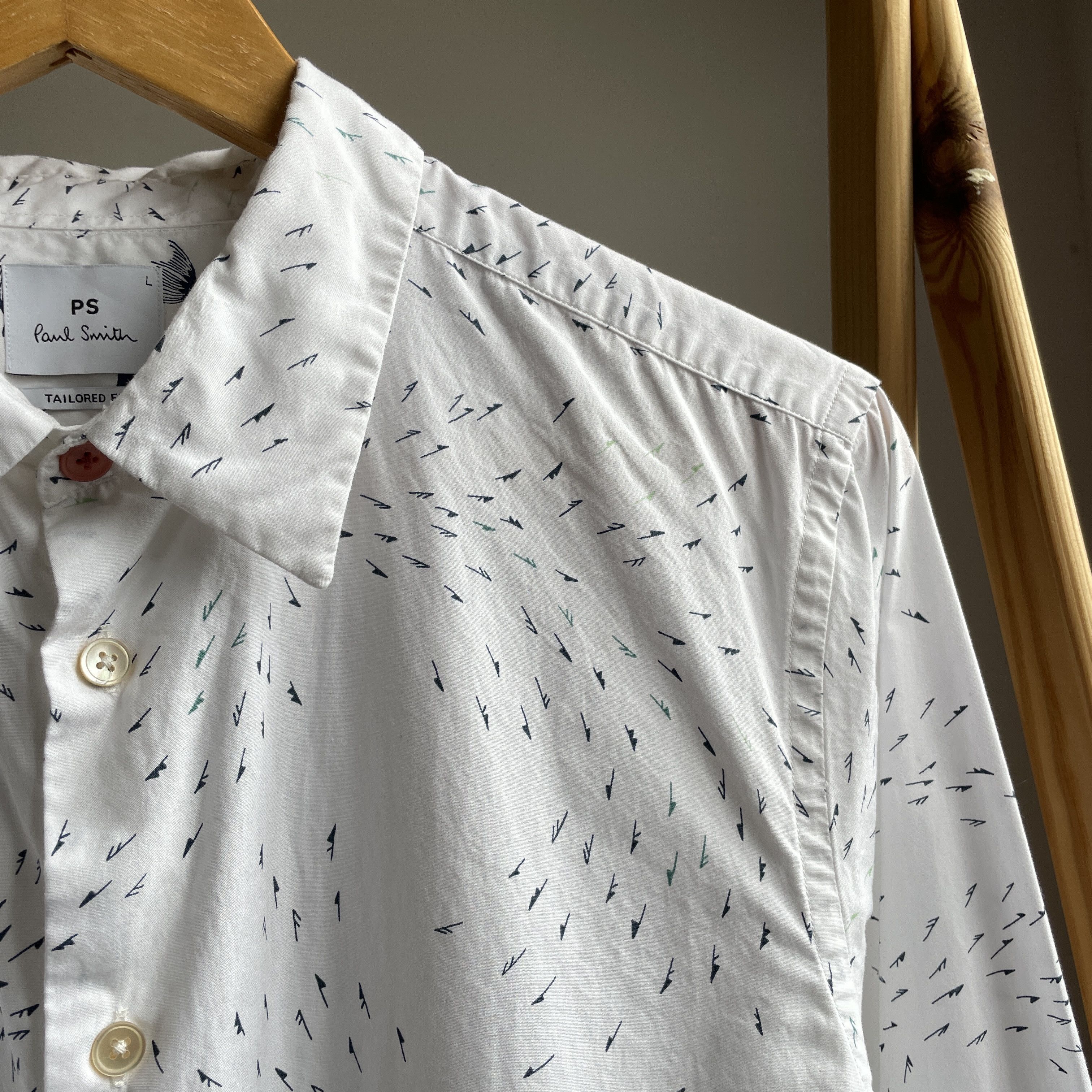 Paul Smith Paul Smith Arrow Print Shirt Size L Size US L / EU 52-54 / 3 - 5 Thumbnail