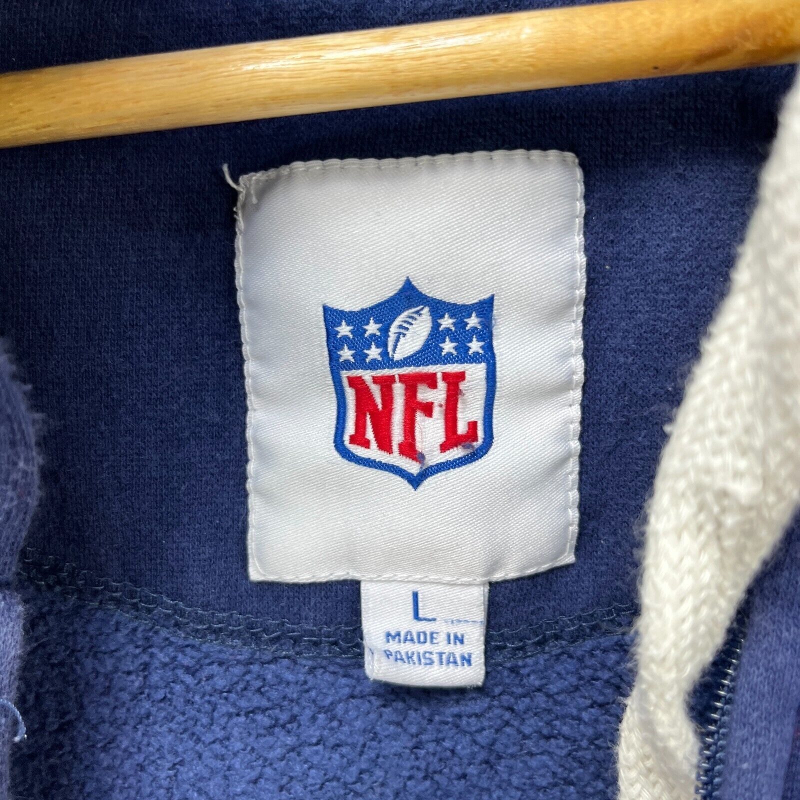 NFL × Vintage Vintage Y2K NFL New England Patriots Zip Up Hoodie Large Size US L / EU 52-54 / 3 - 5 Thumbnail