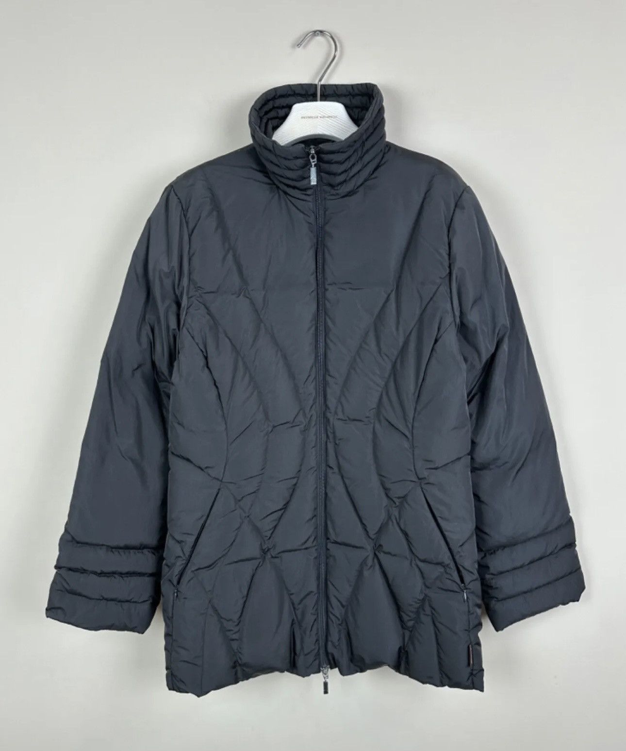 image of Moncler Vintage Y2K Down Quilted Puffer Jacket Coat 3 in Brown, Women's (Size Large)