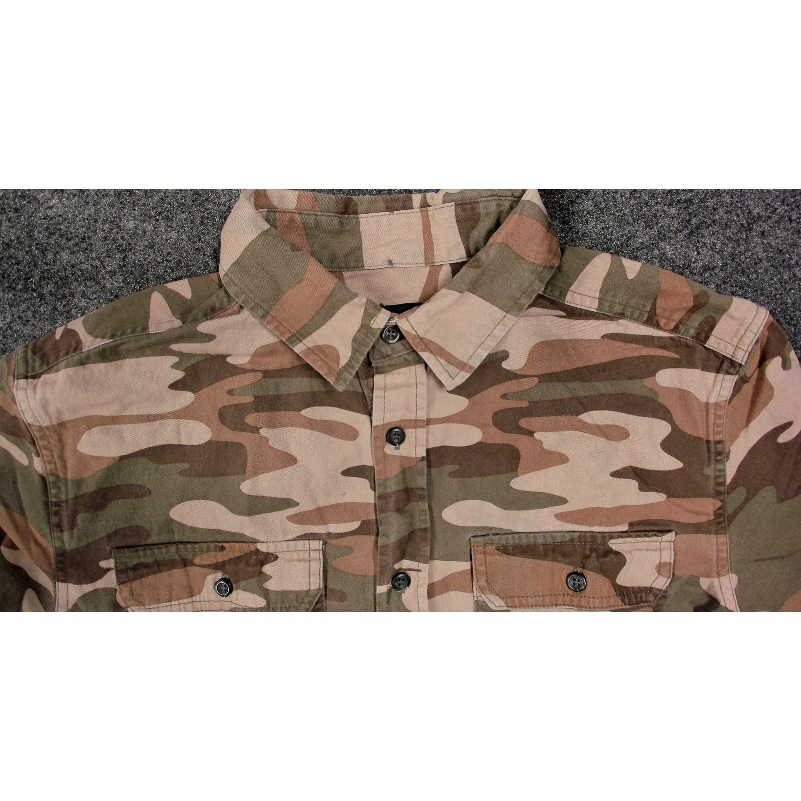 Lee Lee Vintage Y2K Faded Desert Camo Boxy Shacket Size XL / US 12-14 / IT 48-50 - 11 Thumbnail