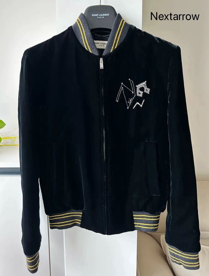 Saint Laurent Paris × Yves Saint Laurent Saint Laurent Radio Jacket Velvet Coat 2412-Nextarrow Size US XS / EU 42 / 0 - 1 Thumbnail