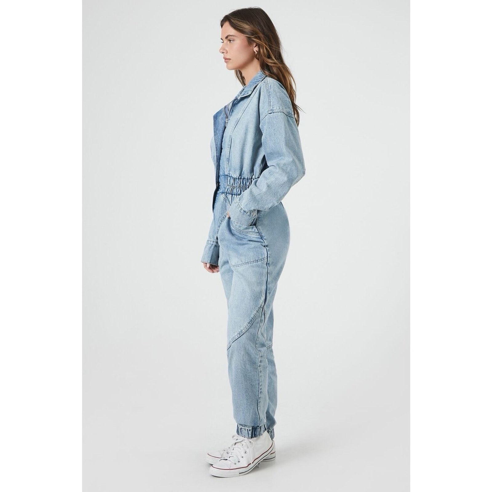 Forever 21 New w/tags Forever 21 Jumpsuit 3x Denim Boiler jumpSuit Size 42" / US 20 - 3 Thumbnail