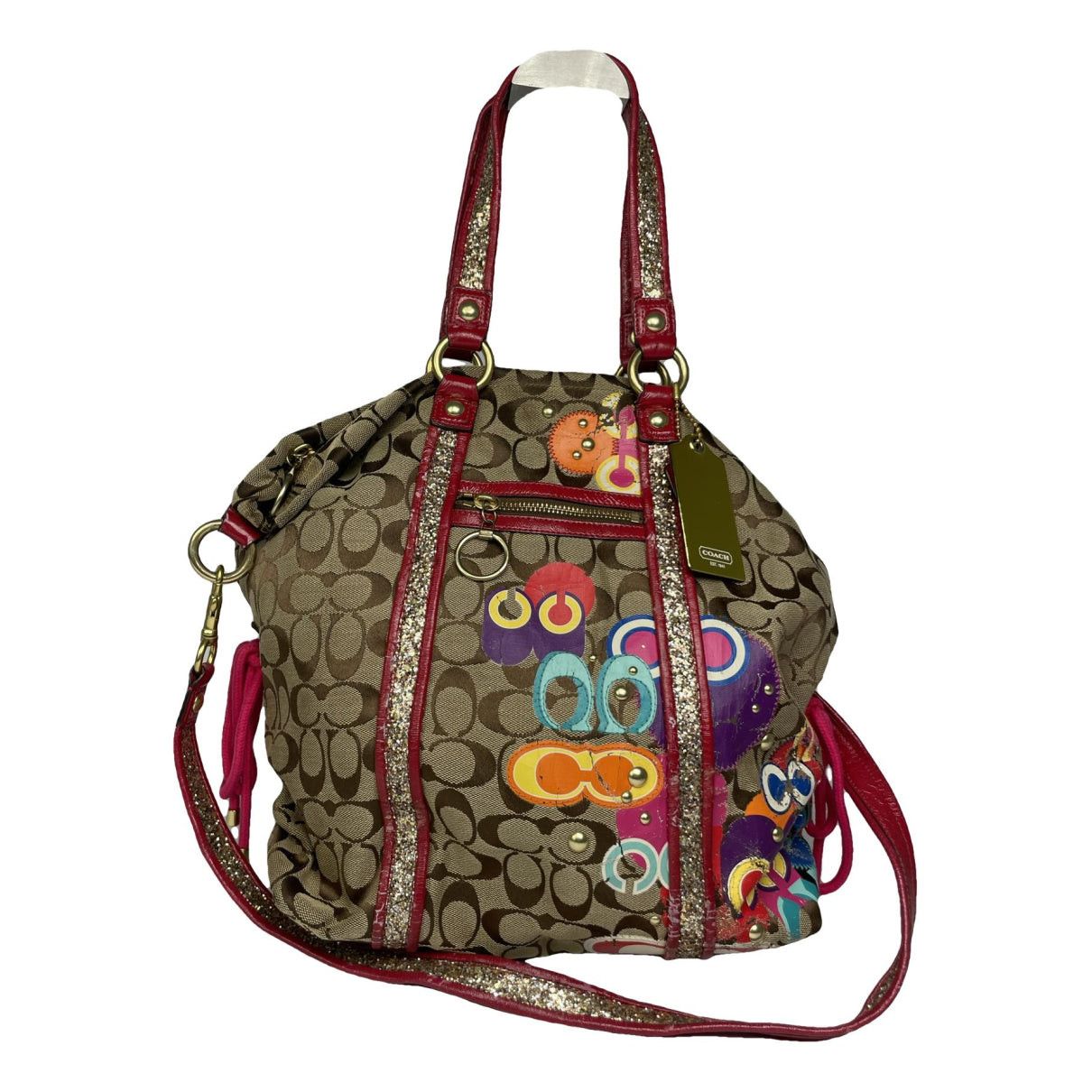Coach Signature Sufflette Multicolour Cotton Handbag Size ONE SIZE - 1 Thumbnail