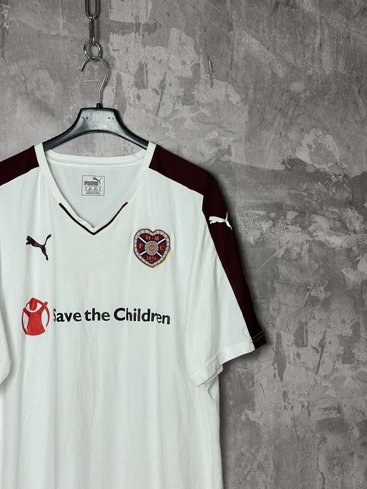 Puma × Vintage Heart Of Midlothian Vintage Y2K Retro Soccer Jersey Size XL Size US XL / EU 56 / 4 - 4 Thumbnail