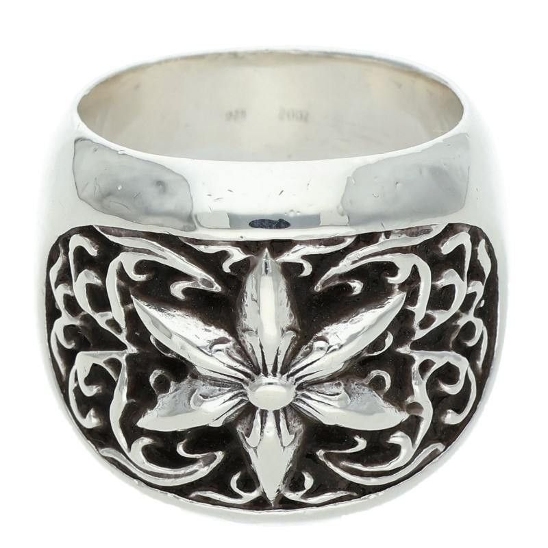 Chrome Hearts Chrome hearts classic oval star ring sz9 1/8 | Grailed