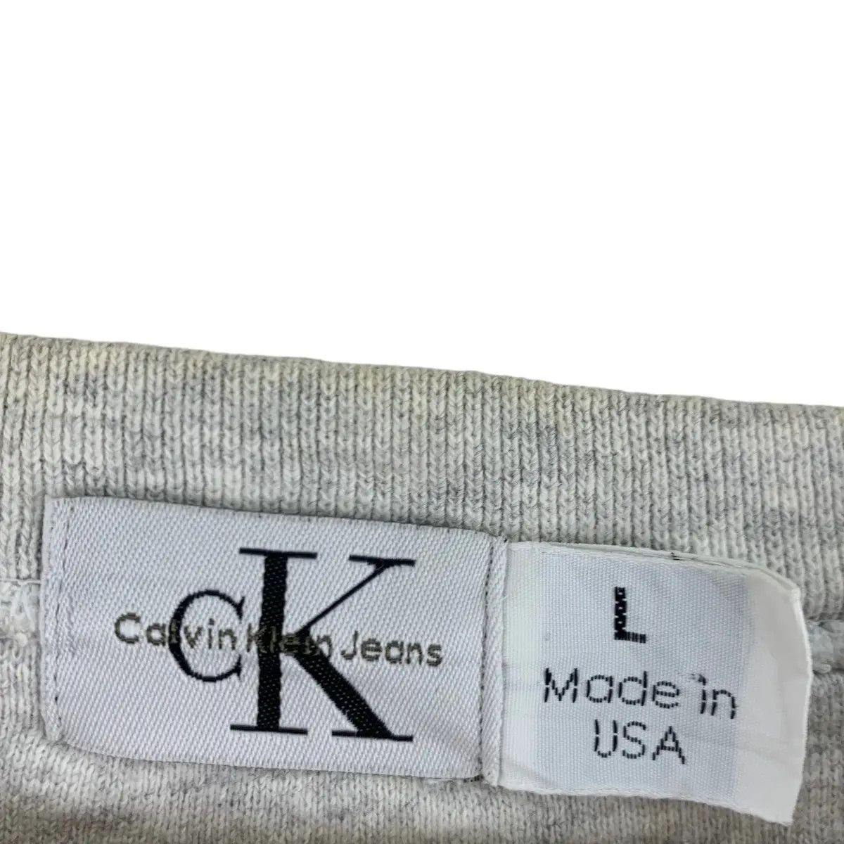 Calvin Klein Vintage 90’ CK CALVIN KLEIN Made In USA Big Logo Sweatshirt Size L / US 10 / IT 46 - 5 Thumbnail