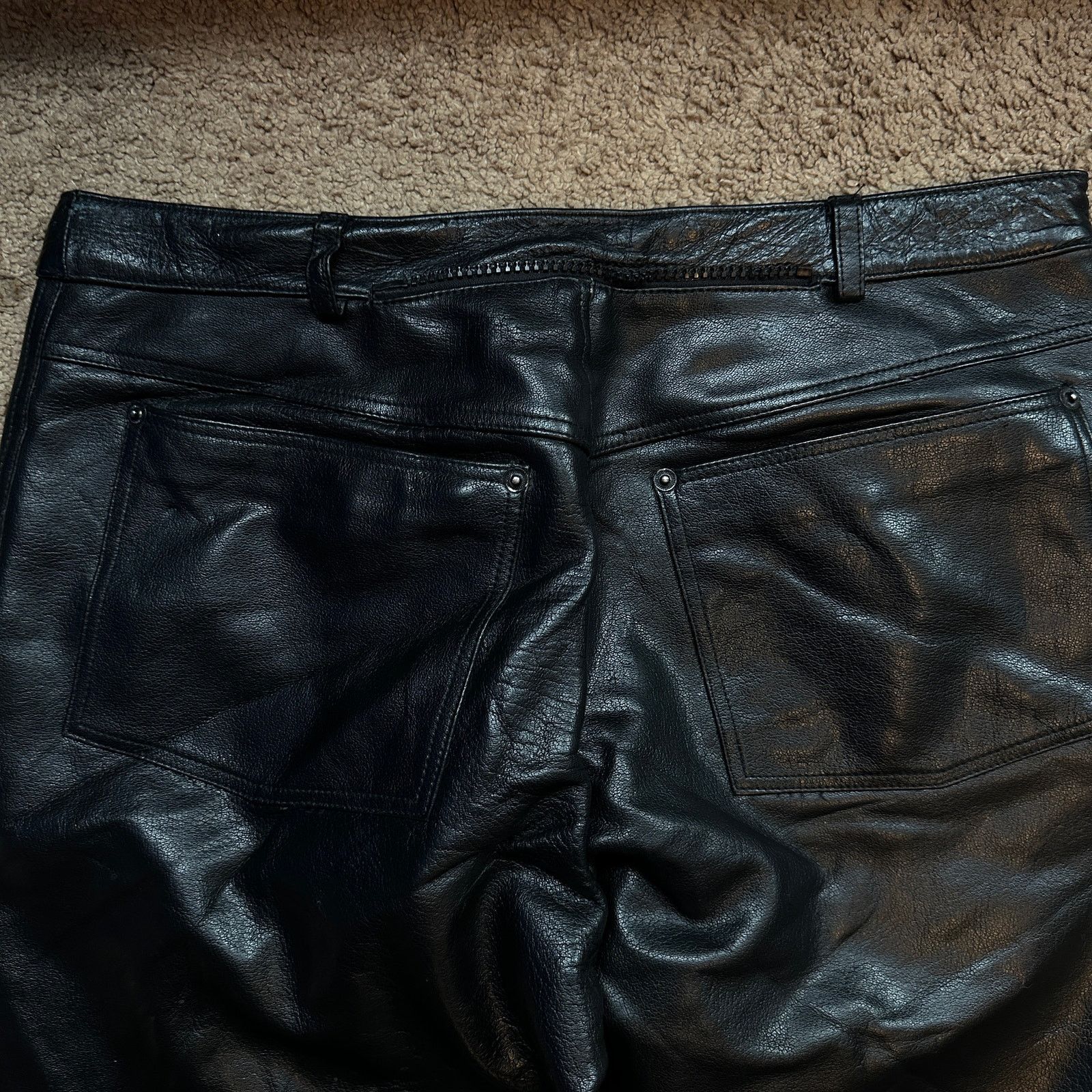 Other VTG First Racing Riding Gear Motorcycle Leather Pants 36x35 Size US 36 / EU 52 - 10 Thumbnail