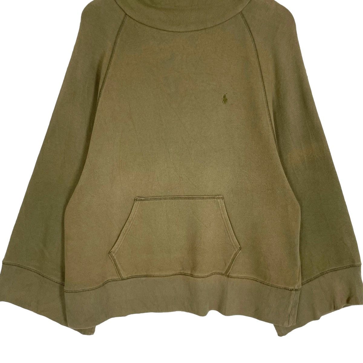 Ralph Lauren Vintage Ralph Lauren Turtle Neck Sweatshirt Women Sun Faded Size M / US 6-8 / IT 42-44 - 6 Thumbnail