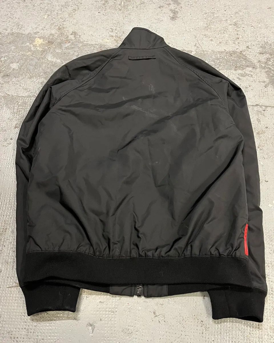 Prada AW2007 Prada Black Linea Rossa Light Nylon Bomber Jacket Size US M / EU 48-50 / 2 - 8 Thumbnail