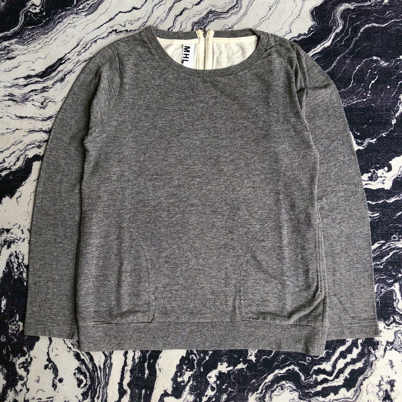 Margaret Howell Margaret Howell Zip Back Sweatshirt Grey Size US S / EU 44-46 / 1 - 1 Thumbnail