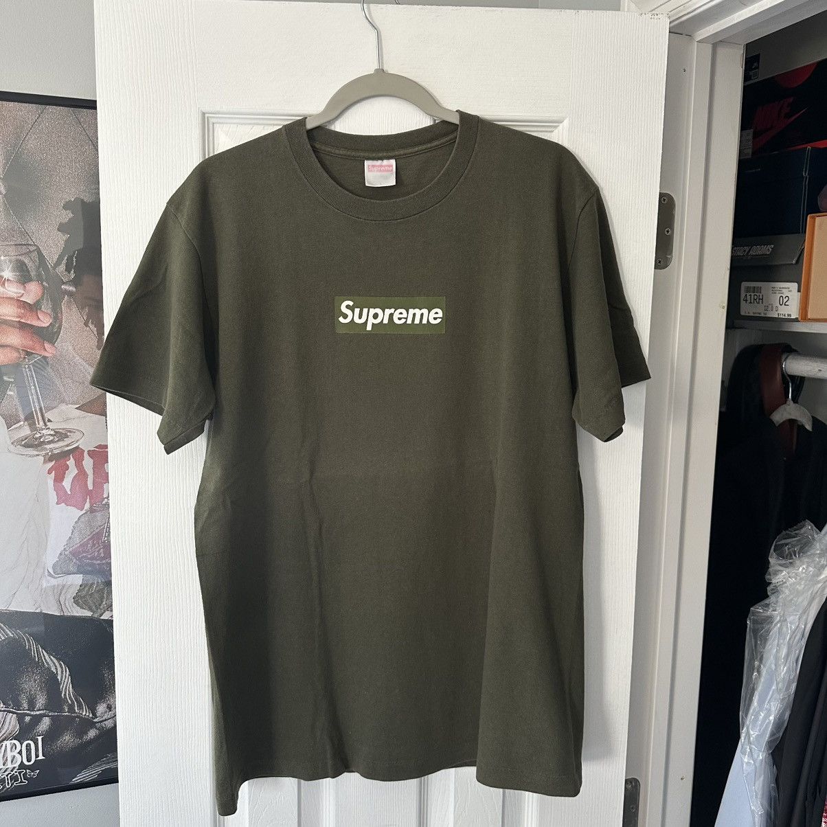 Supreme Supreme Box Logo: Olive Bold Font 1999 Size US L / EU 52-54 / 3 - 1 Thumbnail