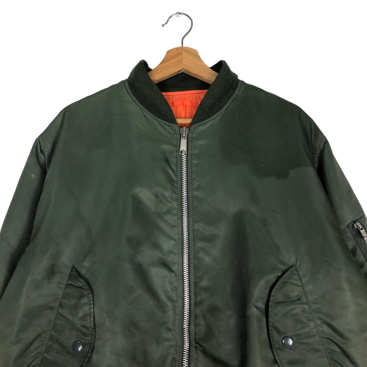 Japanese Brand Vtg Bomber Jacket Uniqlo Military Design Issey Miyake Japan Size US M / EU 48-50 / 2 - 3 Thumbnail