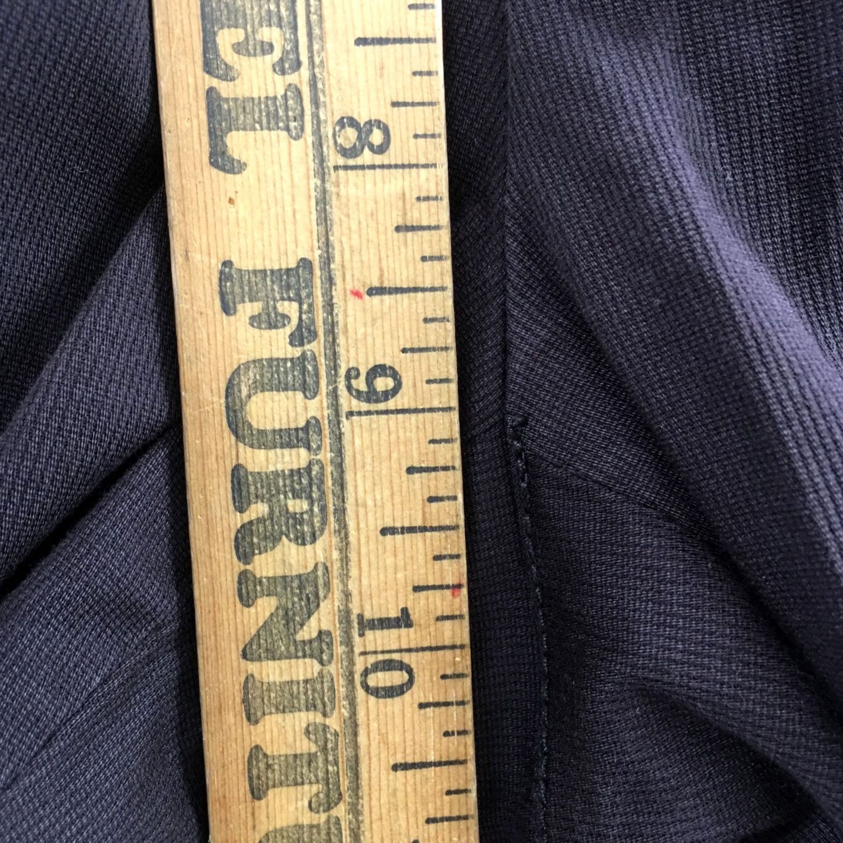 Kenneth Cole Kenneth Cole Pants Womens 8 Wide-Leg Brown Cotton Blend Zip Chino Casual Flat Front Regular Rise 32 in Inseam 32 in Mens Womens Boys Girls Size 30" / US 8 / IT 44 - 7 Thumbnail