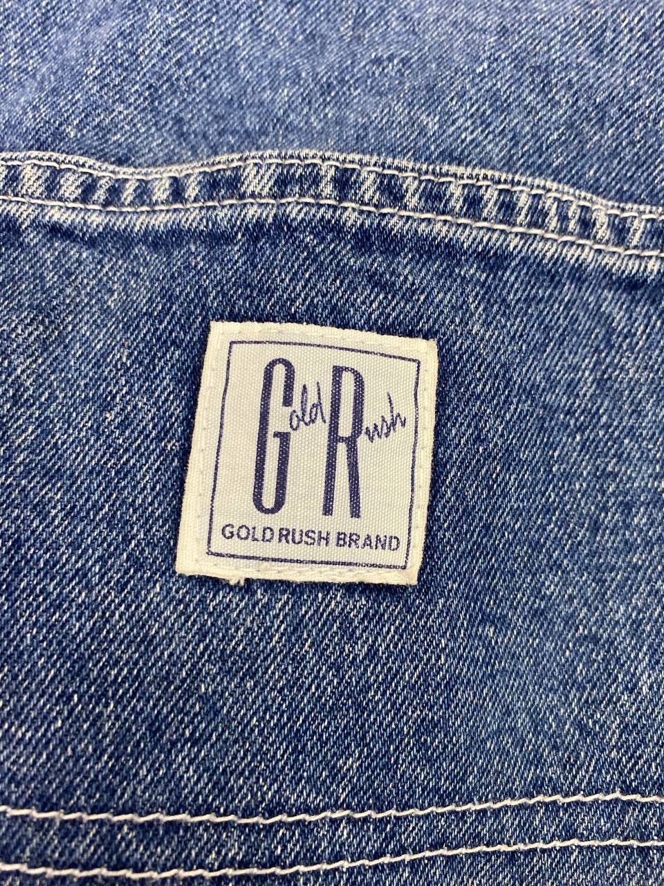 Japanese Brand gold rush carpenter baggy denim nice design Size US 35 - 4 Thumbnail