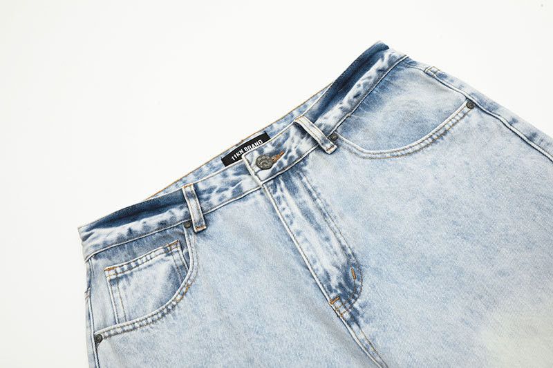 Japanese Brand American high street cleanfit flared straight leg jeans Size US 32 / EU 48 - 3 Thumbnail