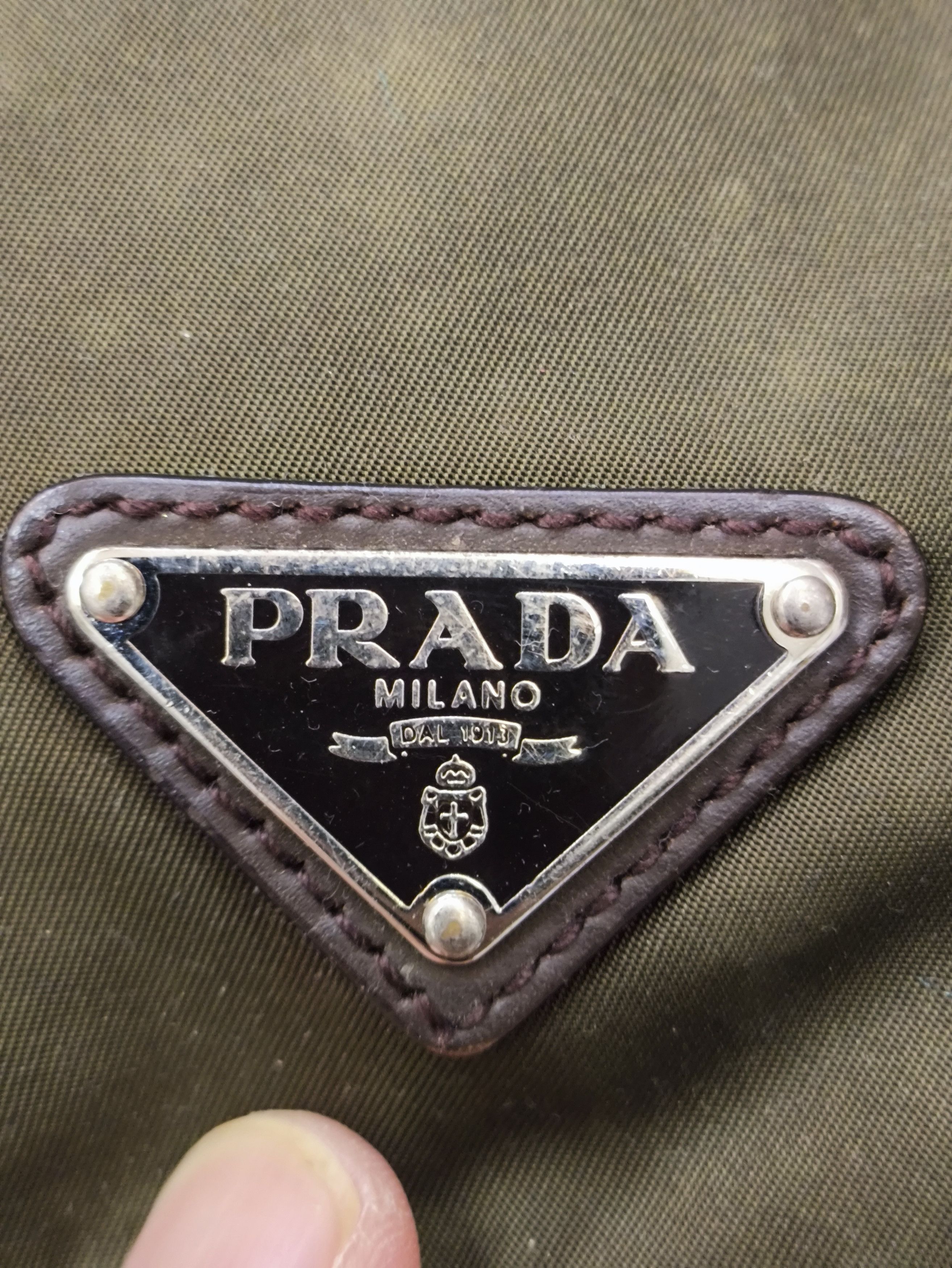 Prada Prada Tessuto Green Nylon Messenger Bag Size ONE SIZE - 6 Thumbnail