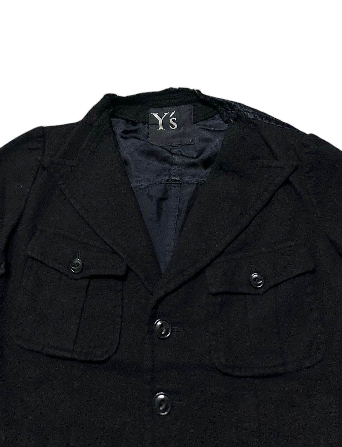 Yohji Yamamoto Y’s Yohji Yamamoto two layer linen wool coat Size S / US 4 / IT 40 - 5 Thumbnail