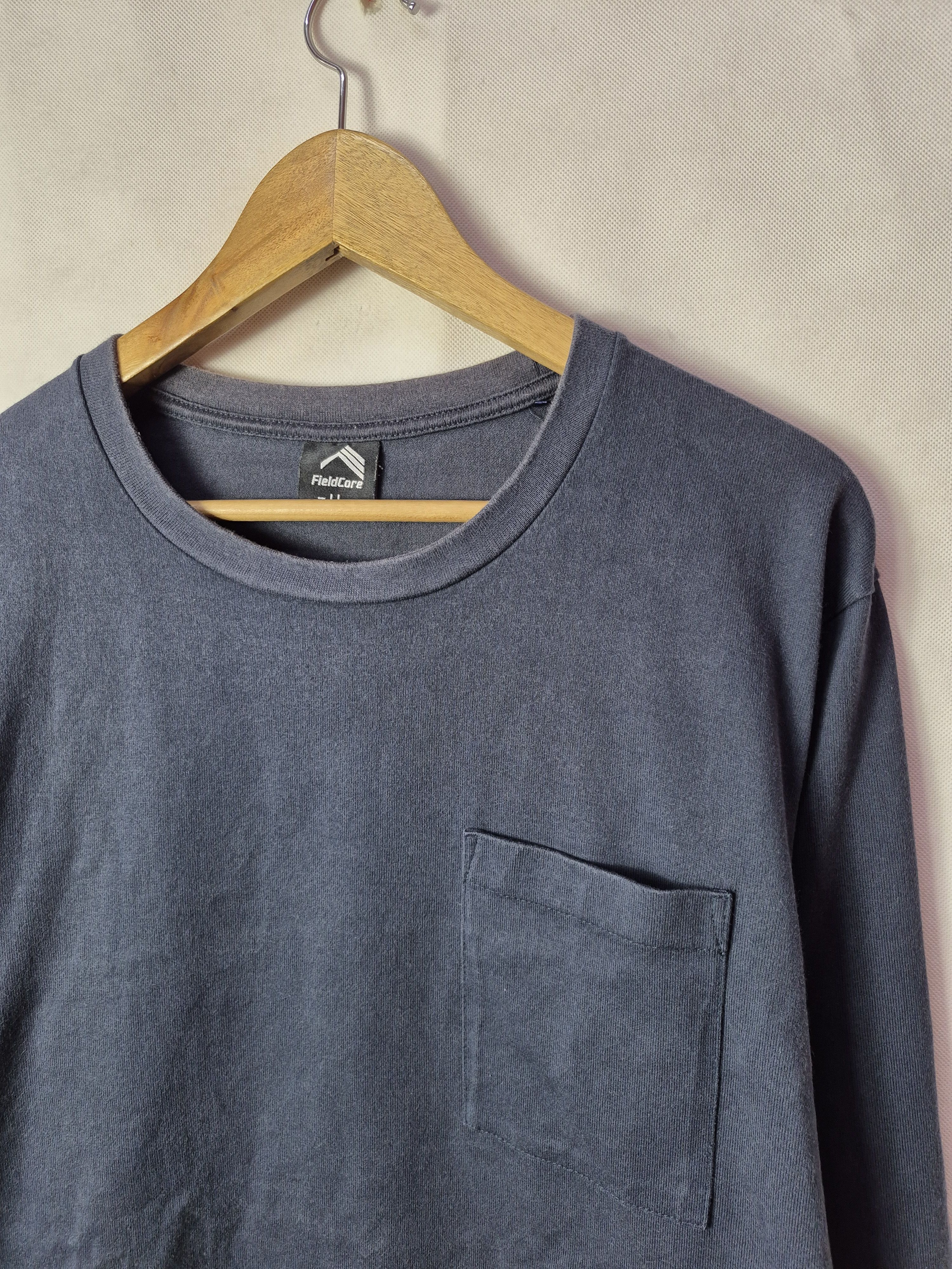 Japanese Brand 🔥 Fieldcore Workwear Longsleeves Pocket Tee Size US L / EU 52-54 / 3 - 2 Thumbnail