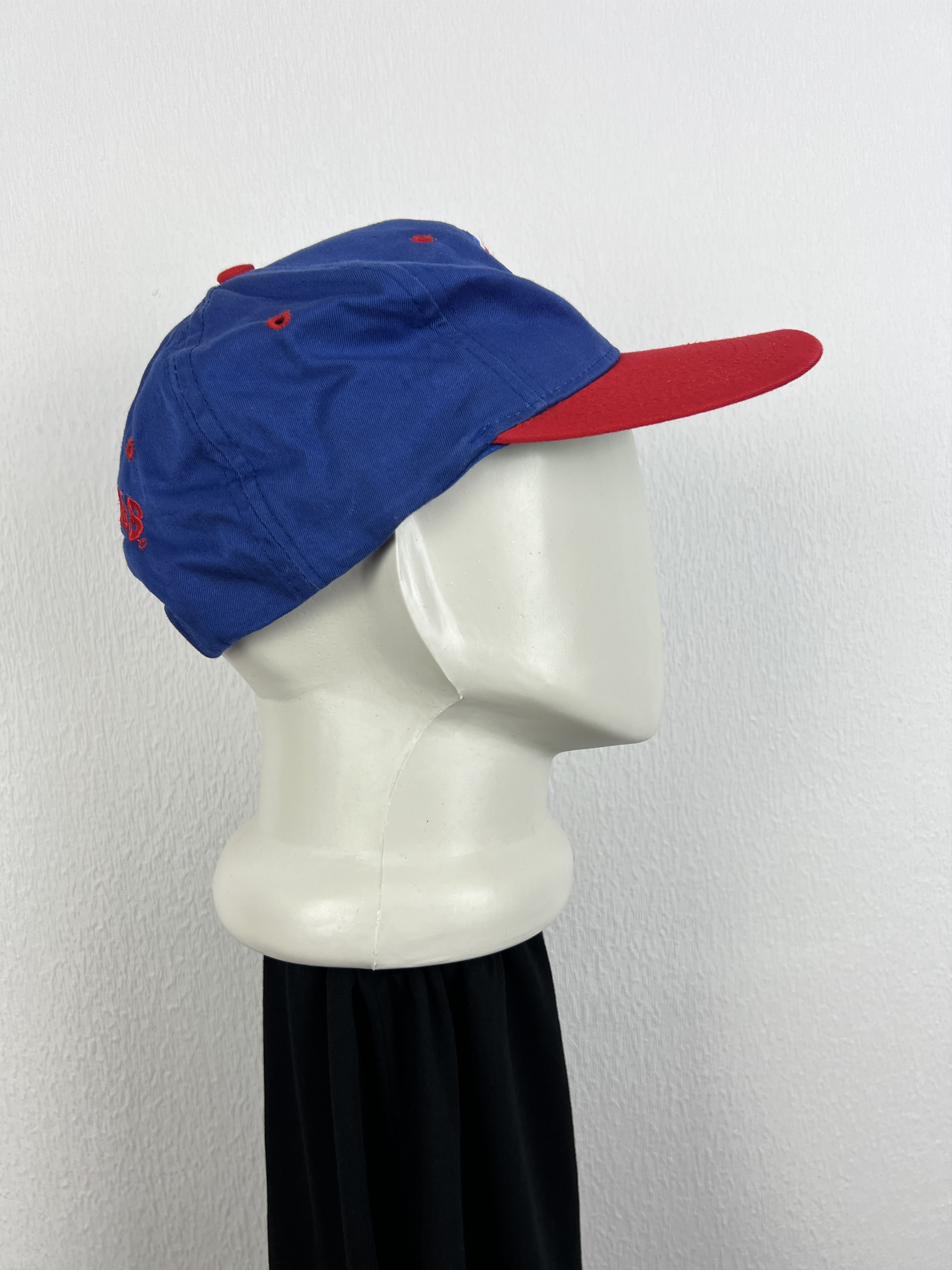 Vintage Vintage Detroit Pistons NBA Snapback Cap Hat Blue Red Rare Size 26 - 3 Thumbnail